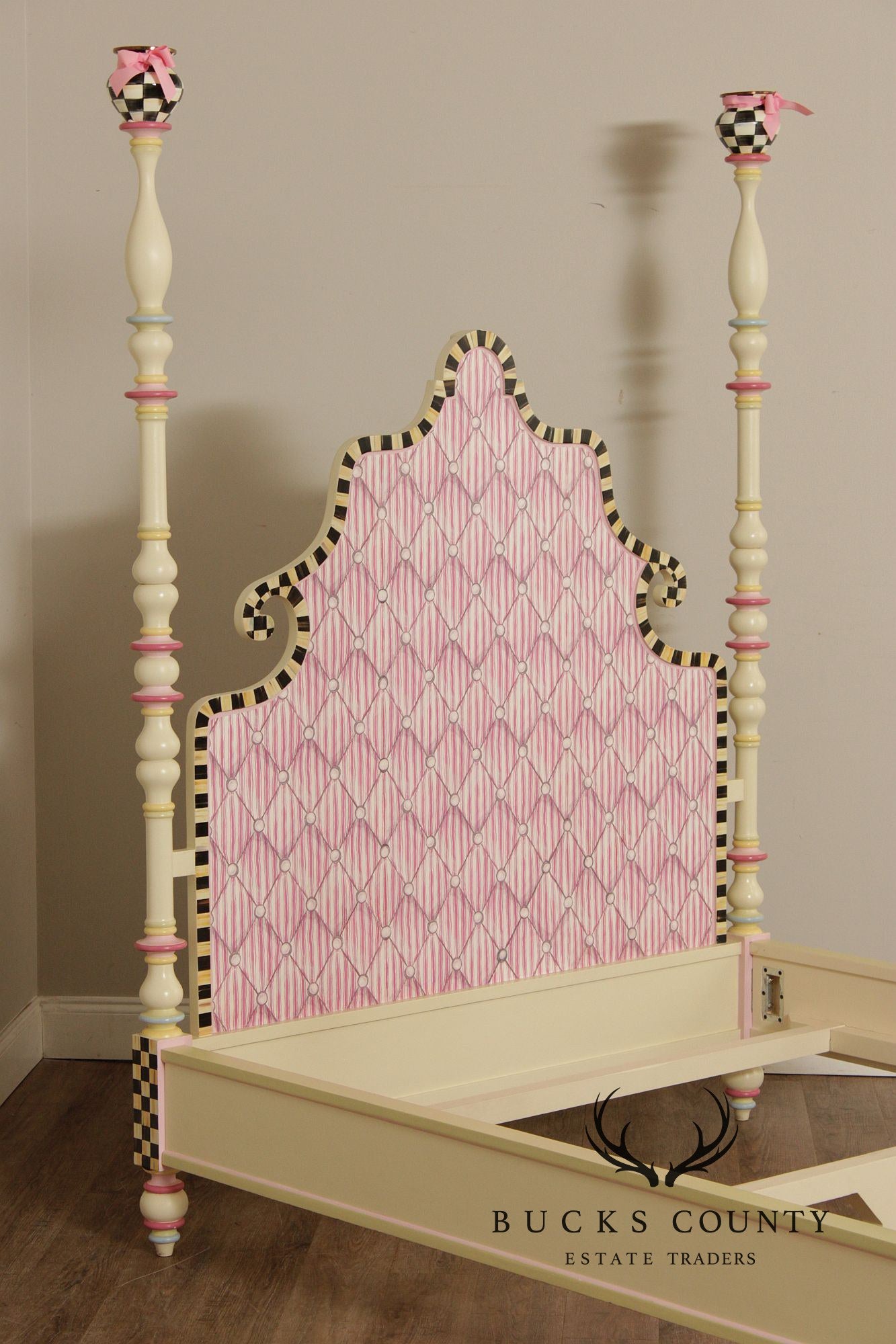 Mackenzie Childs 'Rosie Sweet' Full-Size Poster Bed