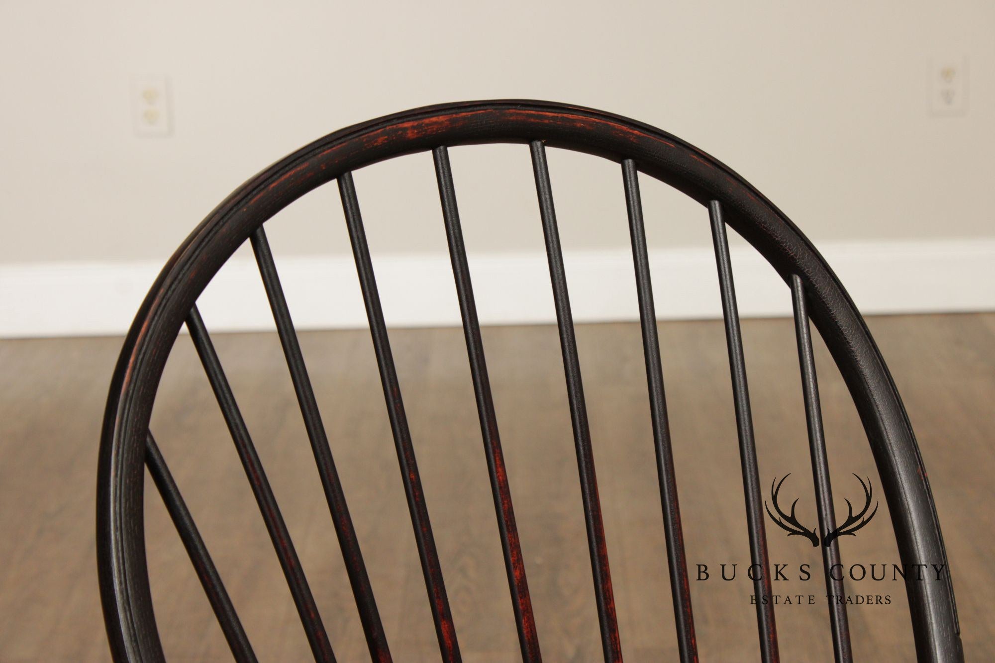 D.R. Dimes Ebonized Windsor Chair