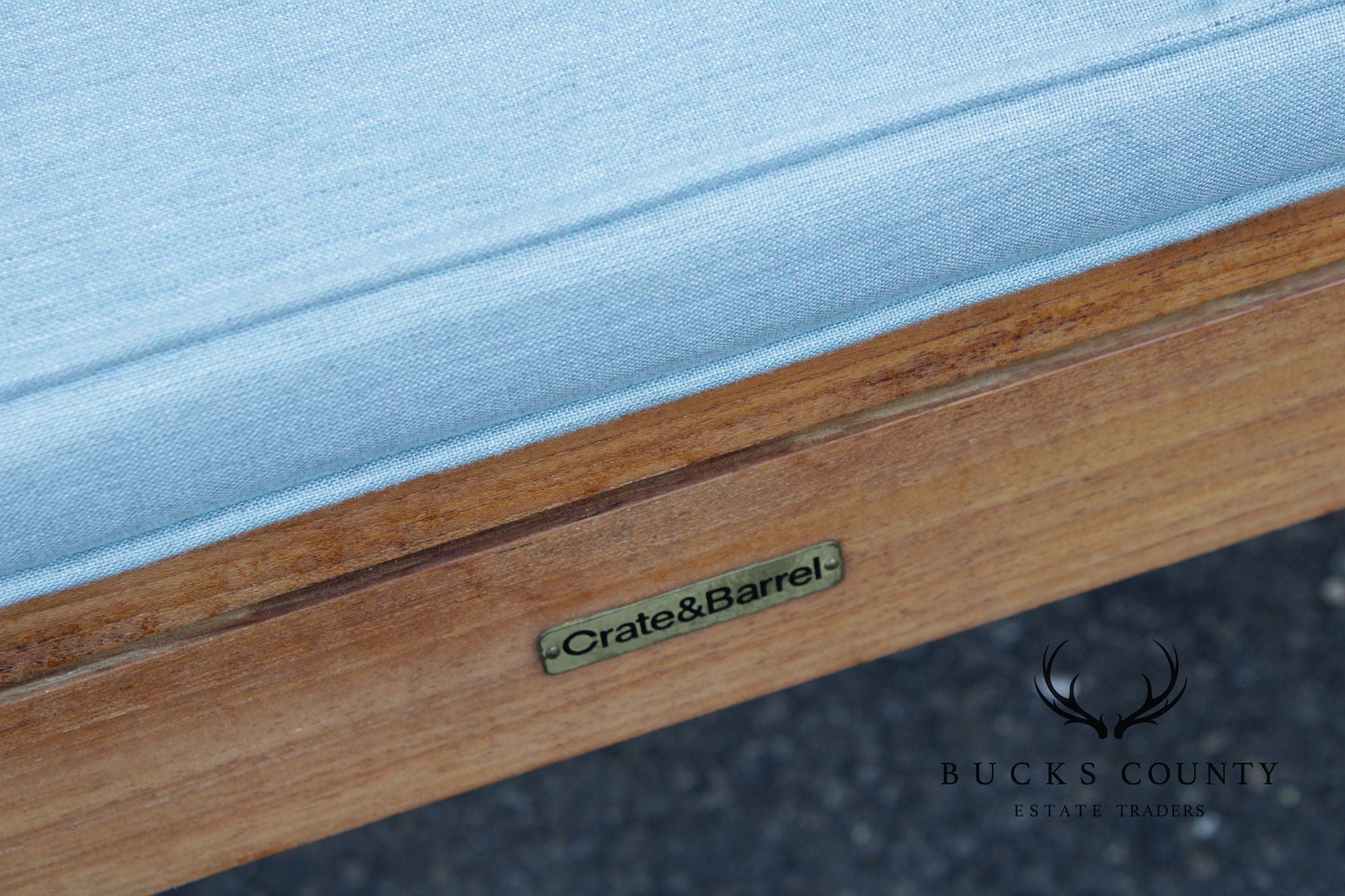 Crate & Barrel Outdoor Teak Bench