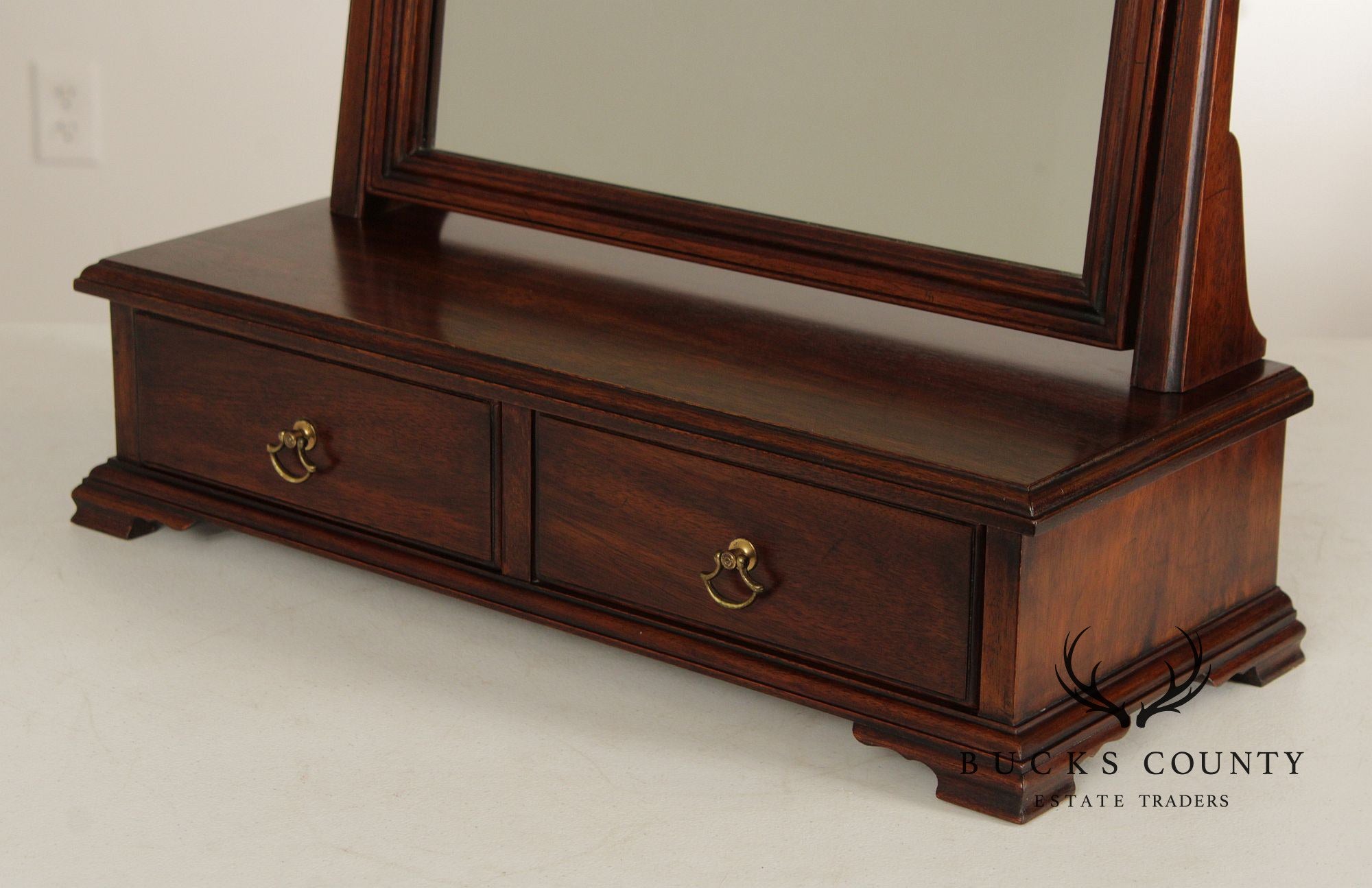 Henkel Harris Mahogany Shaving Mirror