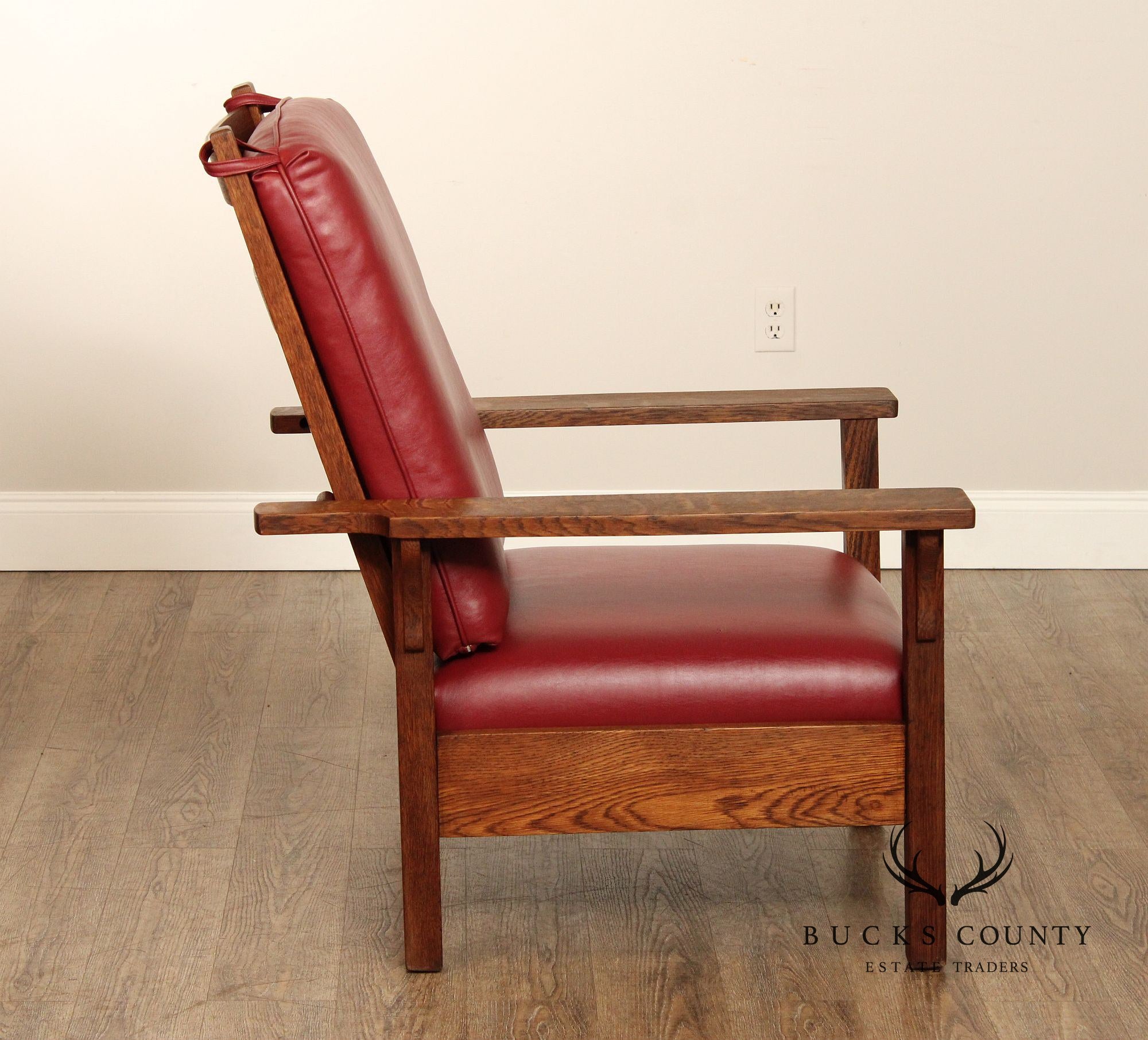 Gustav Stickley Antique Mission Oak Morris Chair