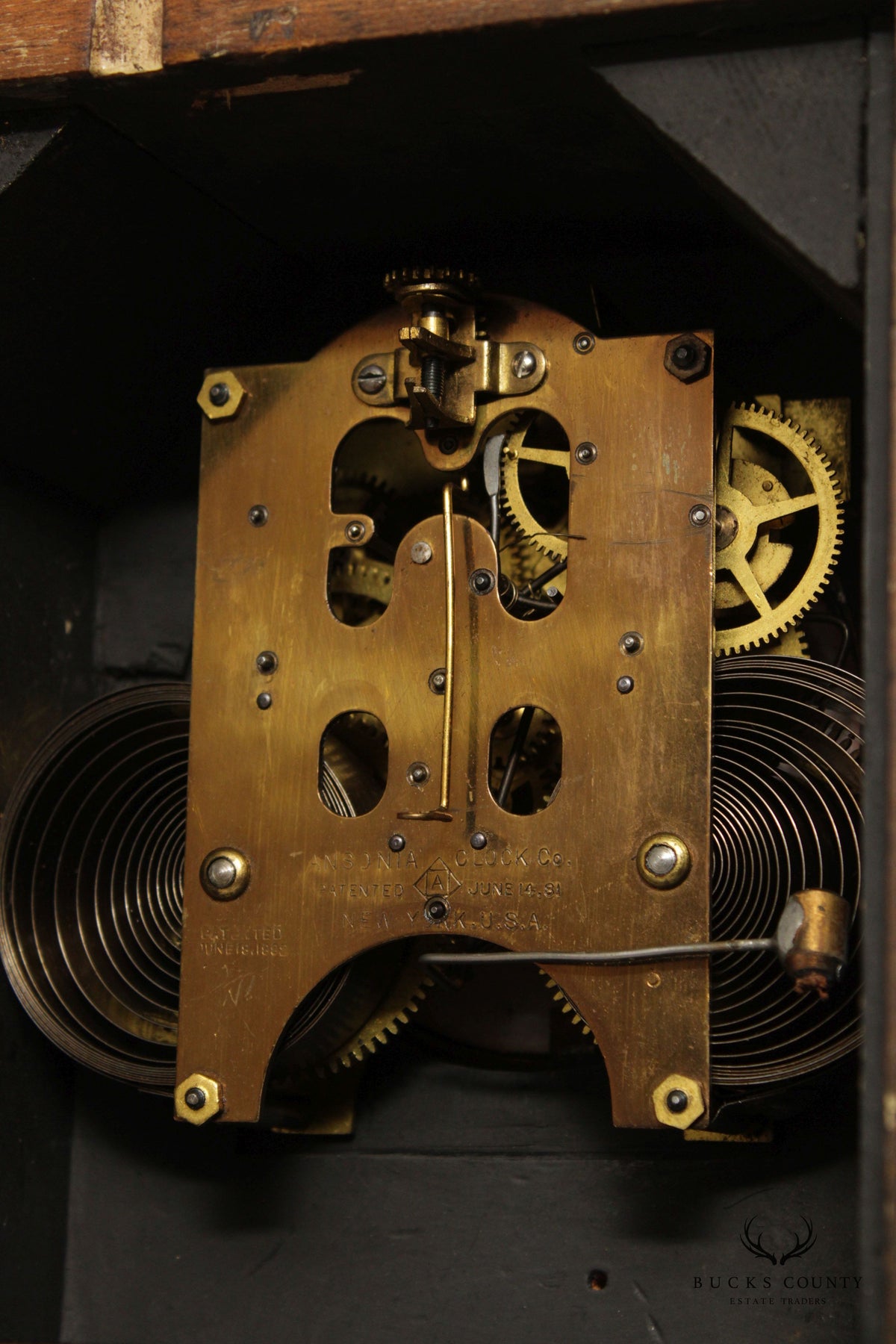 Ansonia French Art Nouveau Style Mantel Clock