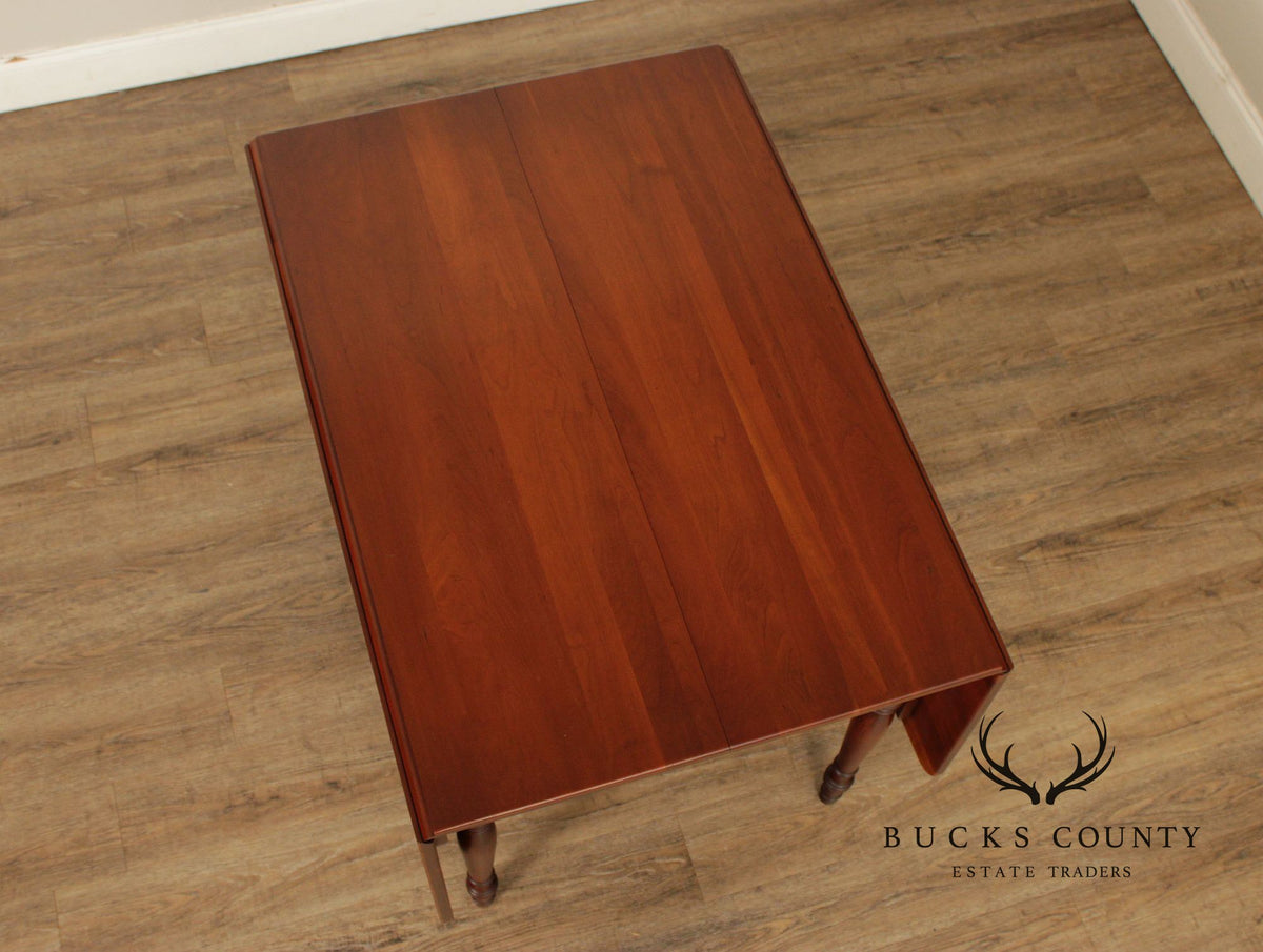 Empire Furniture Cherry Drop-Leaf Expandable Dining Table