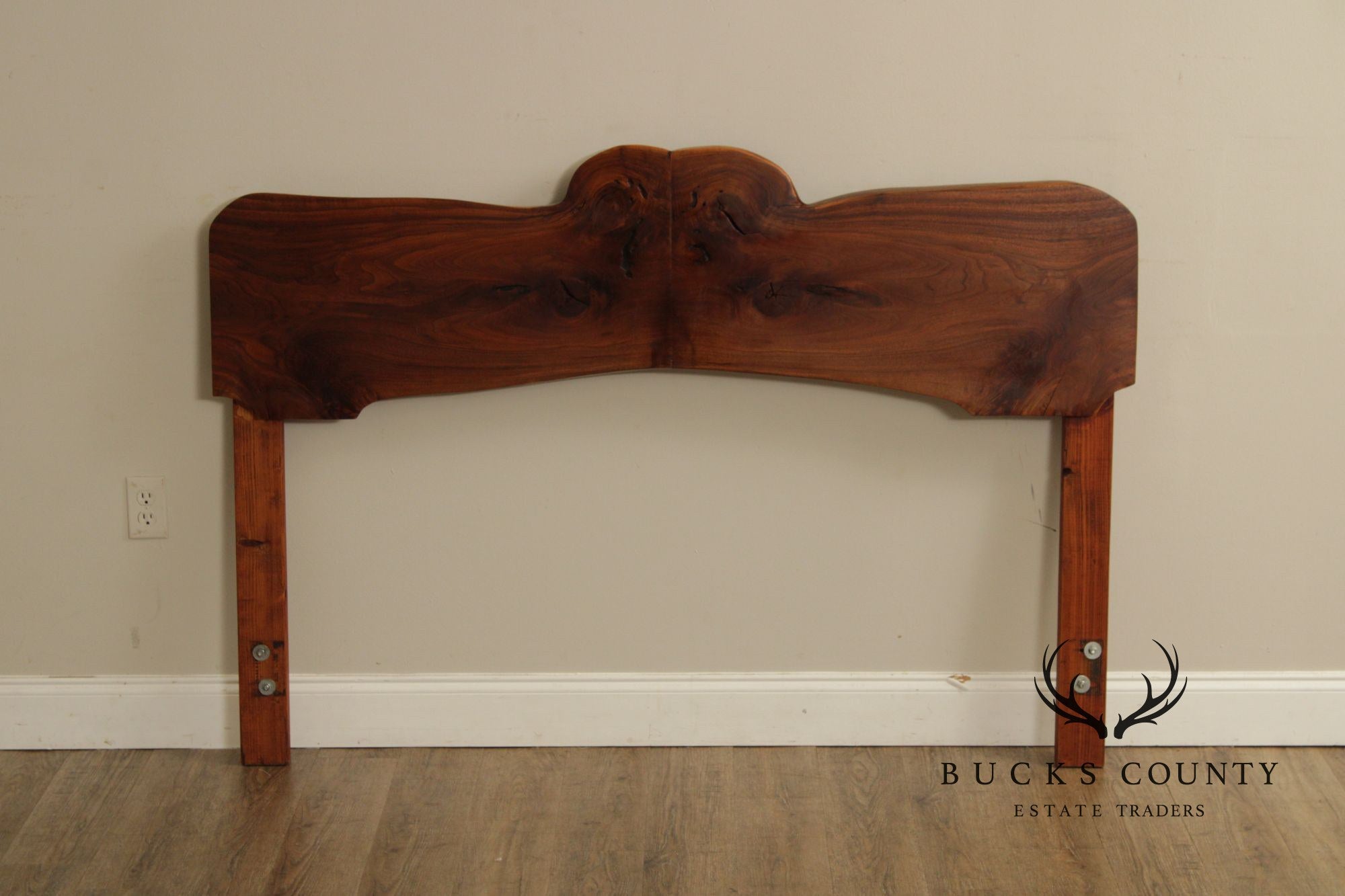 Studio Figured Walnut Queen Size Headboard