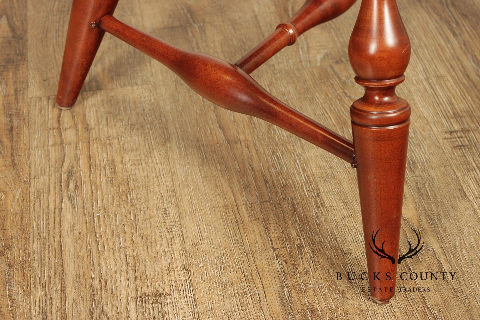 Nichols & Stone Pair of Maple Windsor Dining Chairs