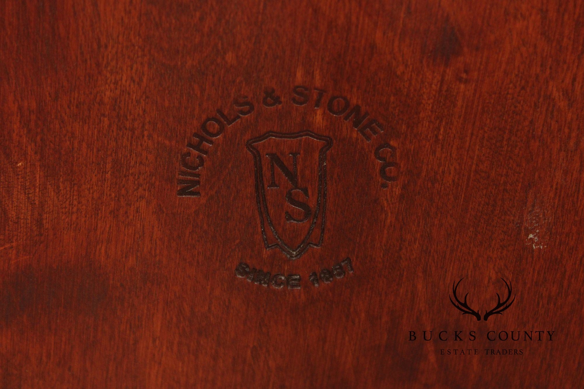 Nichols & Stone Pair of Maple Windsor Dining Chairs