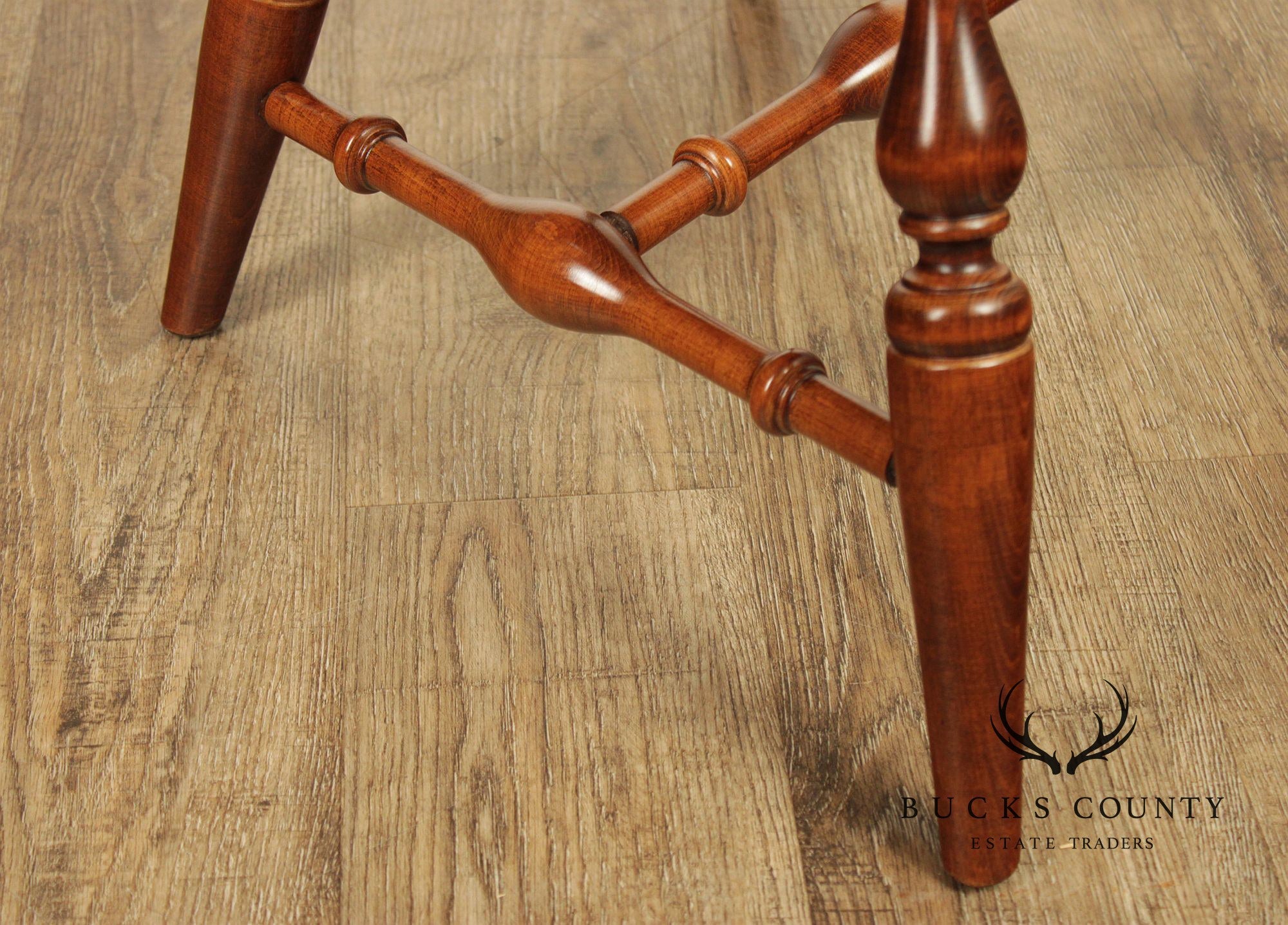 Nichols & Stone Pair of Maple Windsor Side Dining Chairs