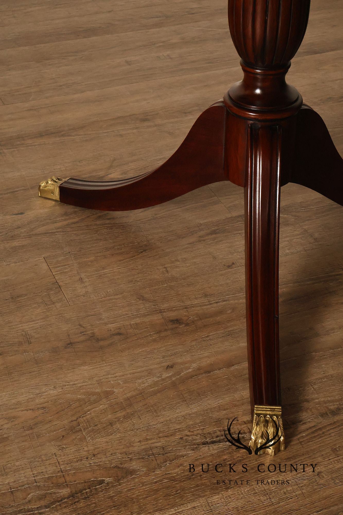 Henkel Harris Double Pedestal Mahogany Dining Table