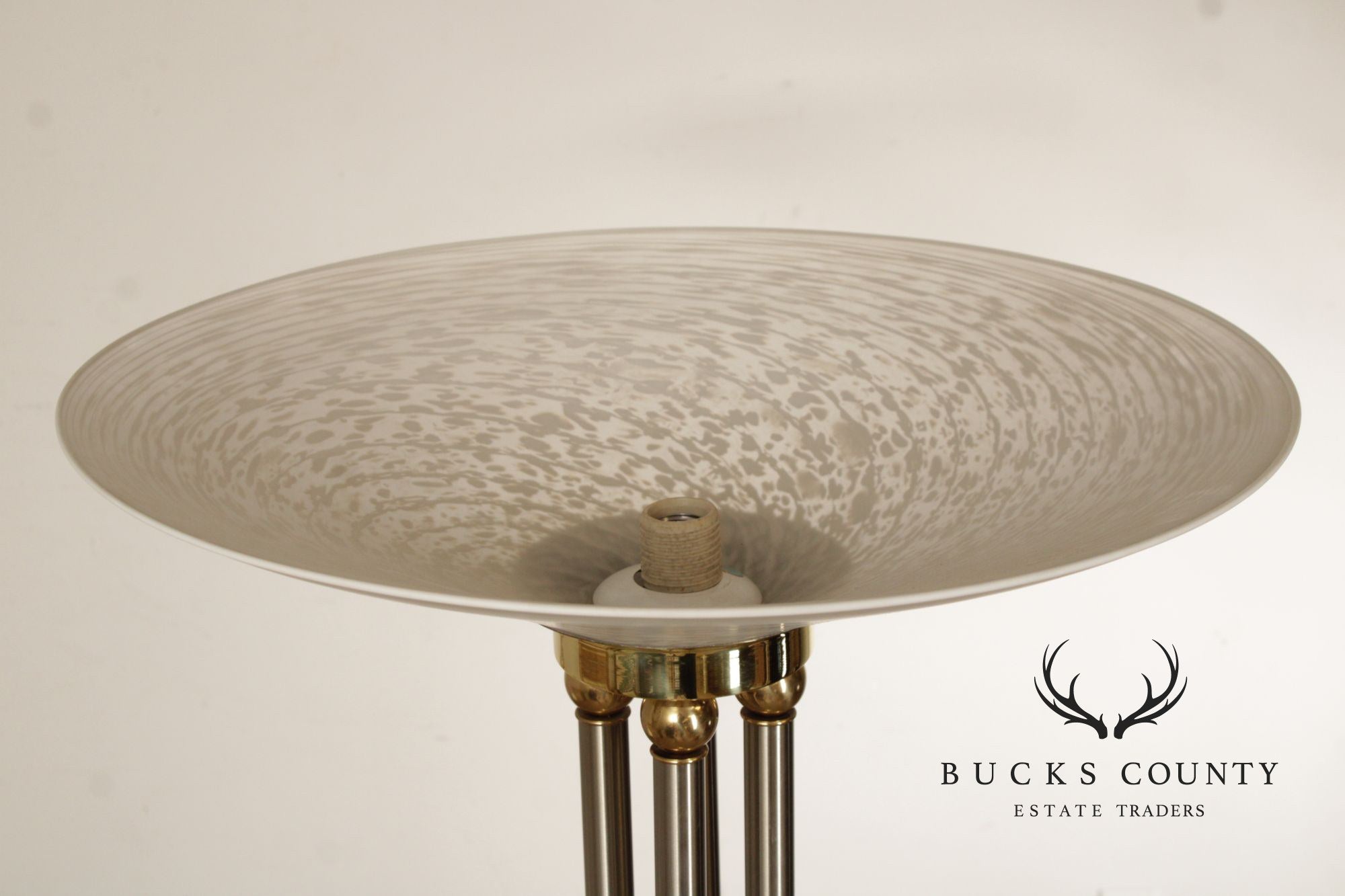 Relco Italian Modern Torchiere Floor Lamp