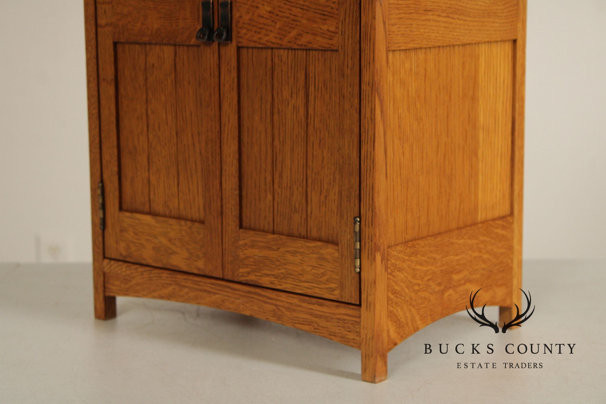 Stickley T.C. Timber Mission Oak Doll Furniture Collection Miniature Bed & Wardrobe Set