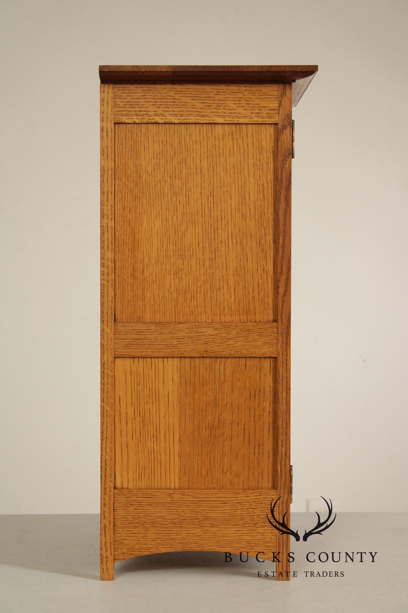 Stickley T.C. Timber Mission Oak Doll Furniture Collection Miniature Bed & Wardrobe Set