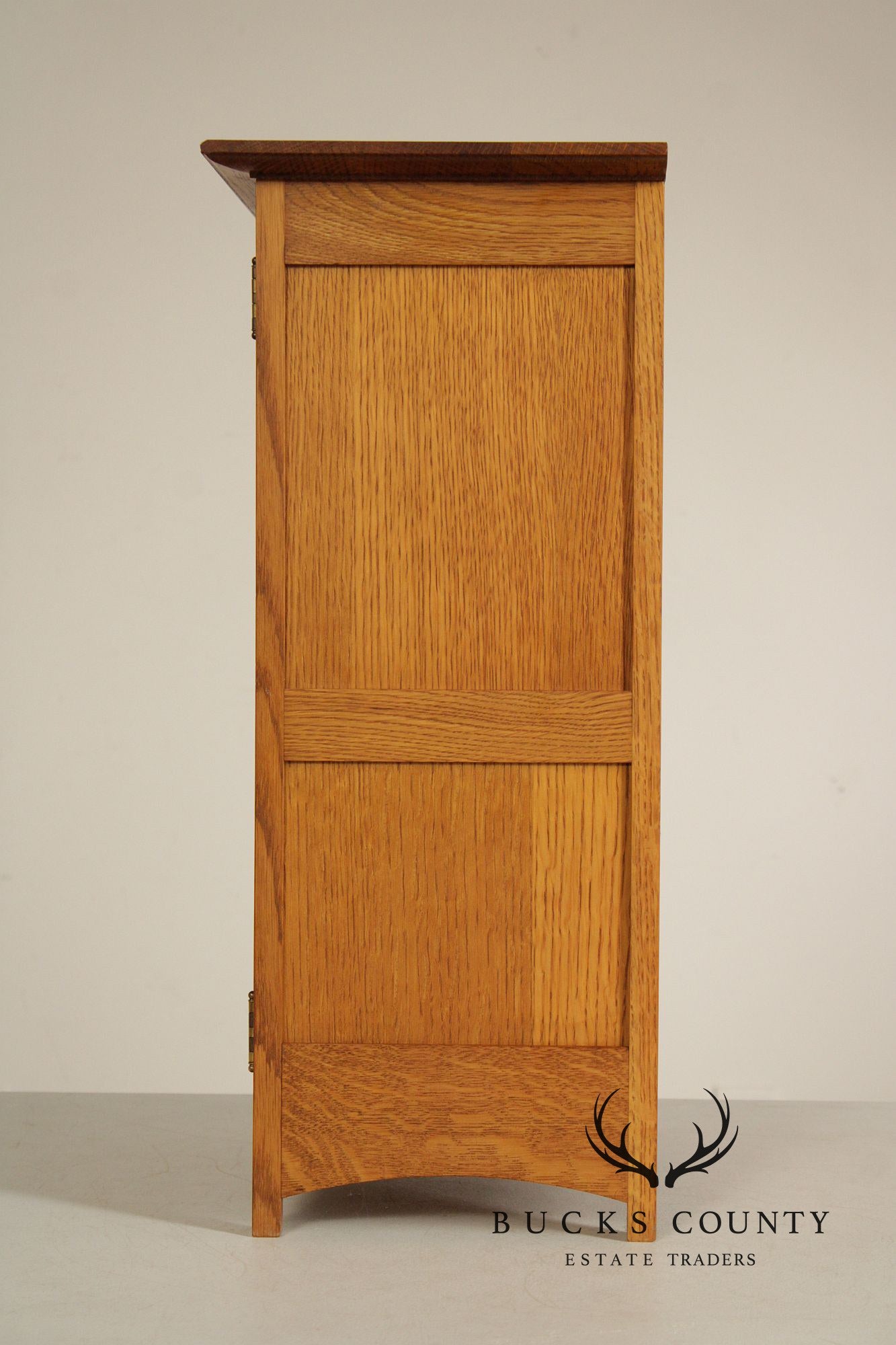 Stickley T.C. Timber Mission Oak Doll Furniture Collection Miniature Bed & Wardrobe Set