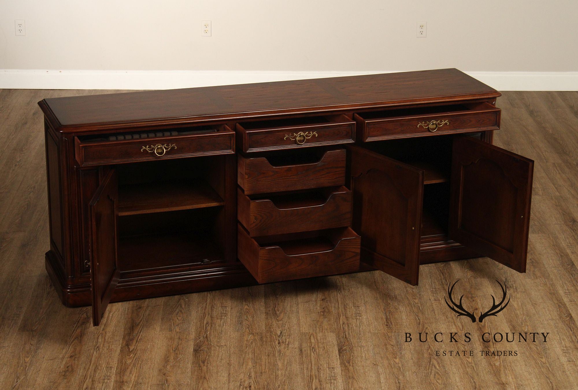 Henredon Four Centuries French Country Oak Buffet Sideboard
