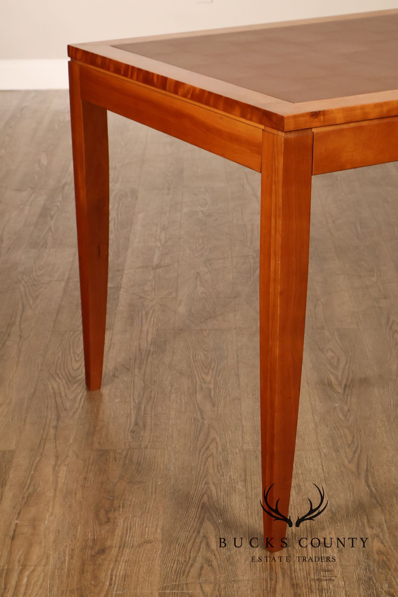 Copeland Furniture Leather Top Cherry Writing Desk