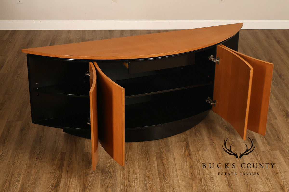 Pietro Costantini Contemporary Curved Four Door Wood Buffet
