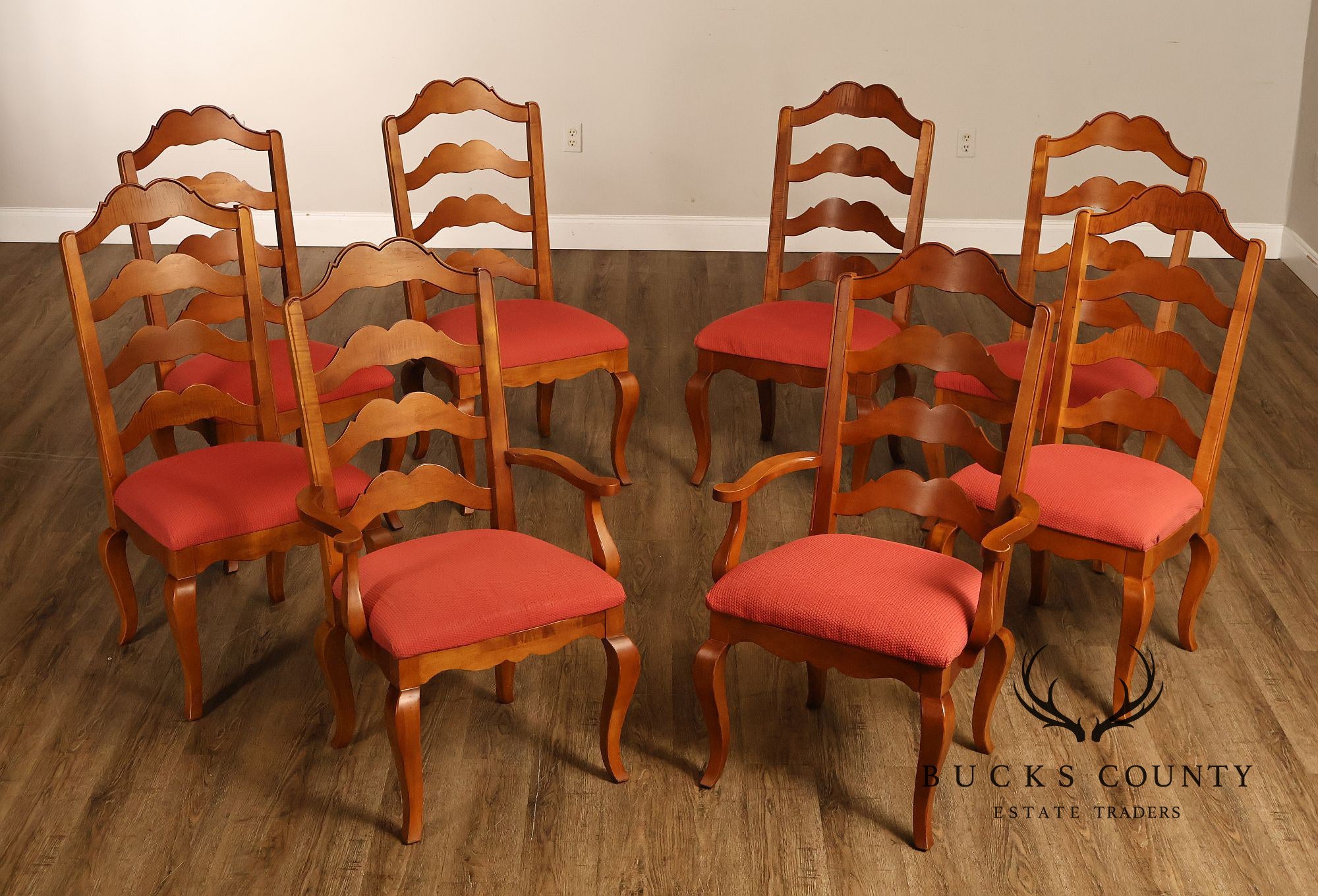 Ethan Allen 'Legacy' Set of Eight Dining Chairs
