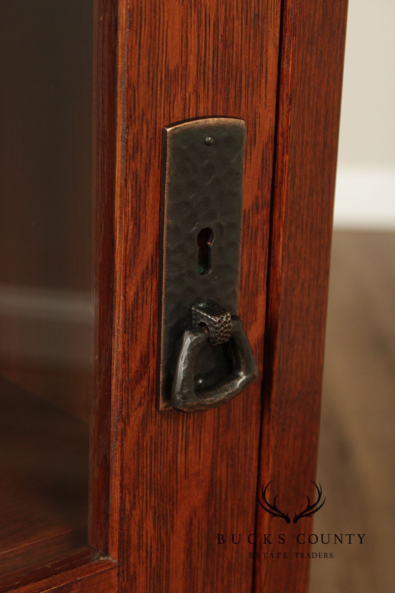 Stickley Mission Collection Oak Single Door Bookcase