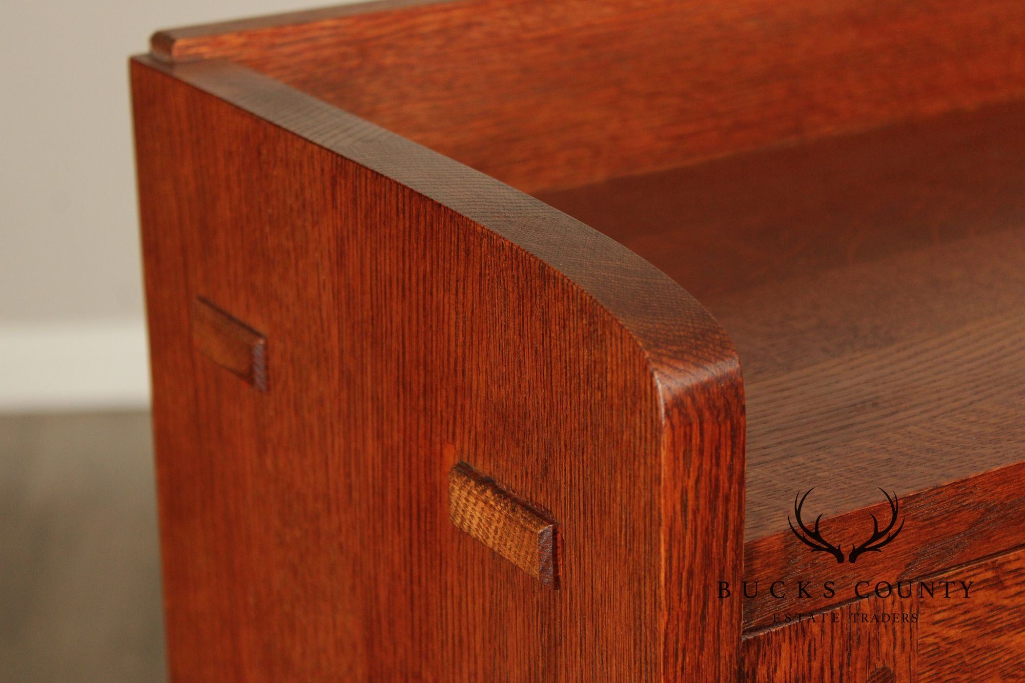 Stickley Mission Collection Oak Single Door Bookcase