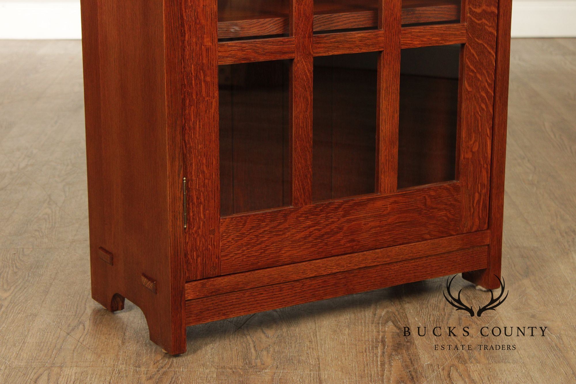 Stickley Mission Collection Oak Single Door Bookcase