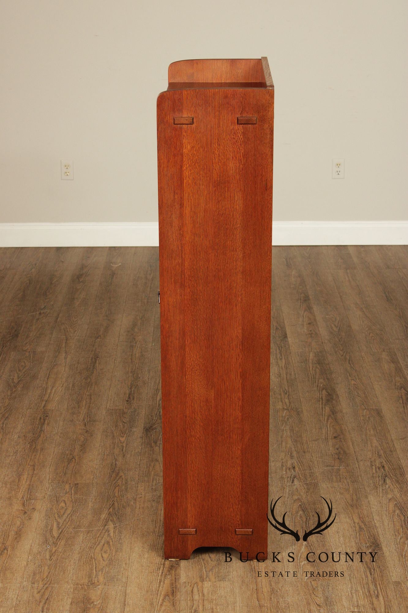 Stickley Mission Collection Oak Single Door Bookcase