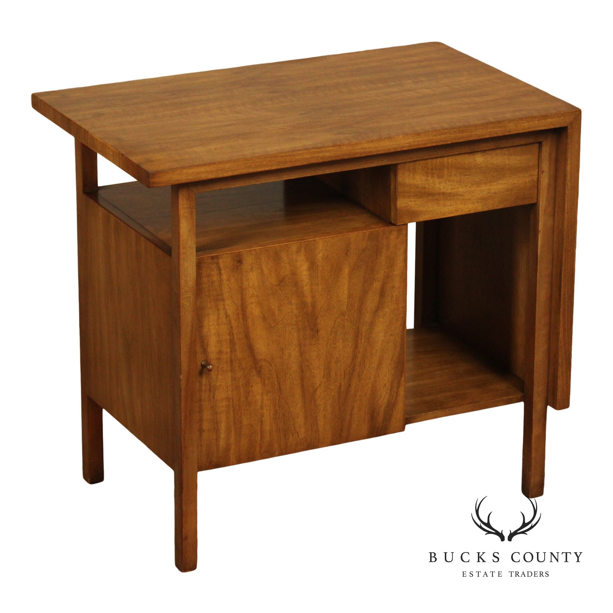John Widdicomb Mid-Century Modern Walnut Nightstand