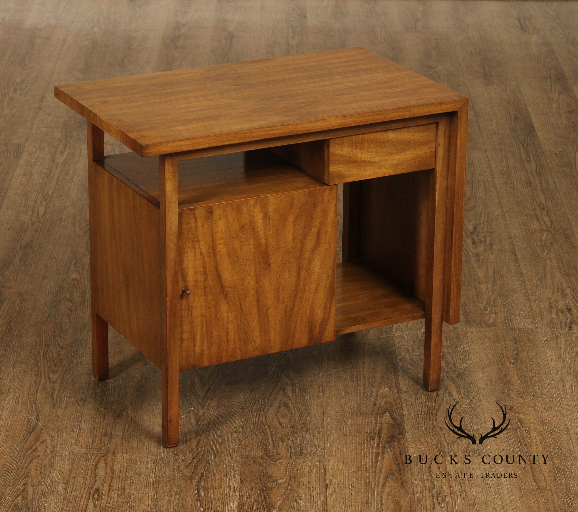 John Widdicomb Mid-Century Modern Walnut Nightstand