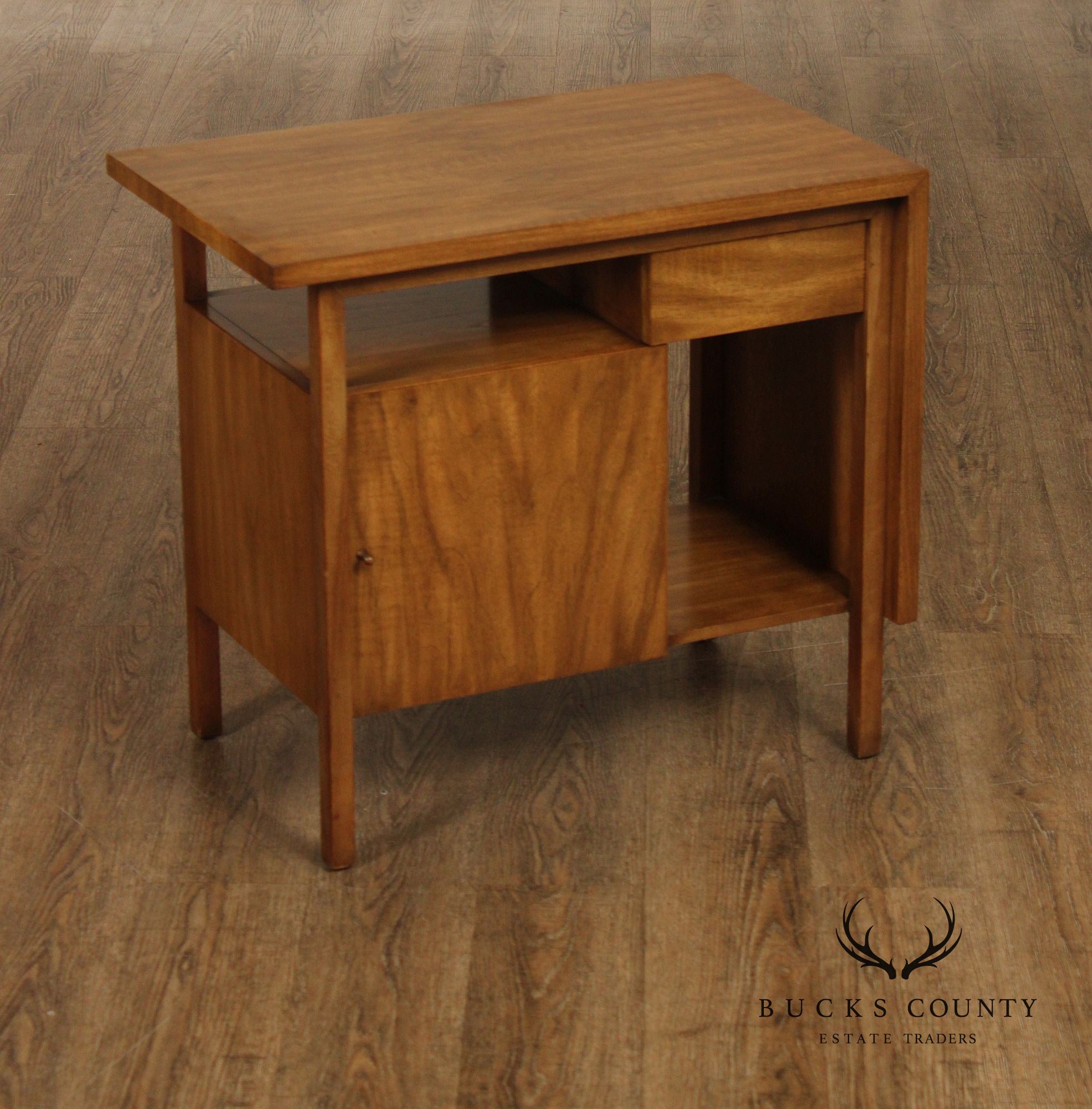 John Widdicomb Mid-Century Modern Walnut Nightstand