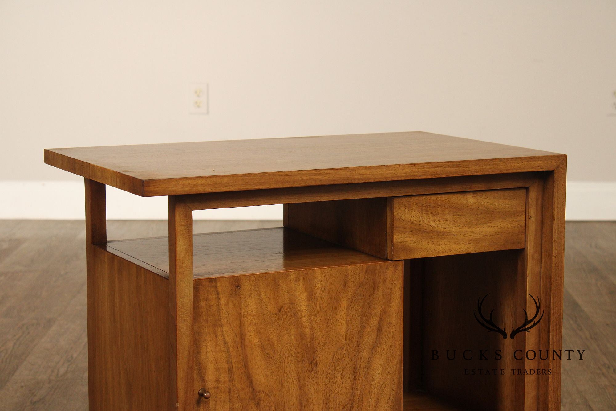 John Widdicomb Mid-Century Modern Walnut Nightstand