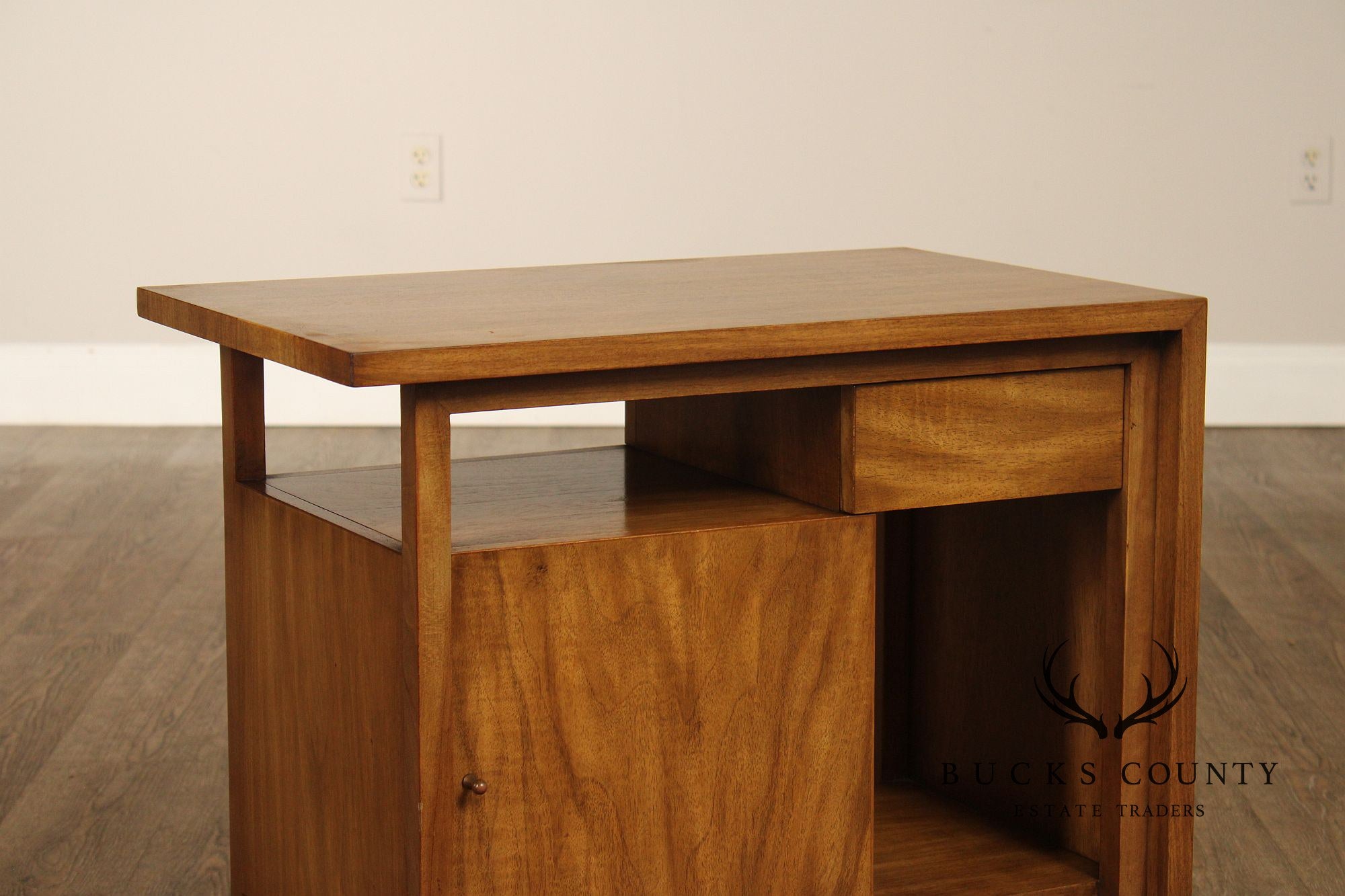 John Widdicomb Mid-Century Modern Walnut Nightstand