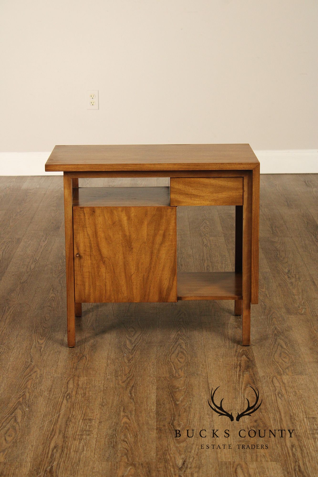 John Widdicomb Mid-Century Modern Walnut Nightstand