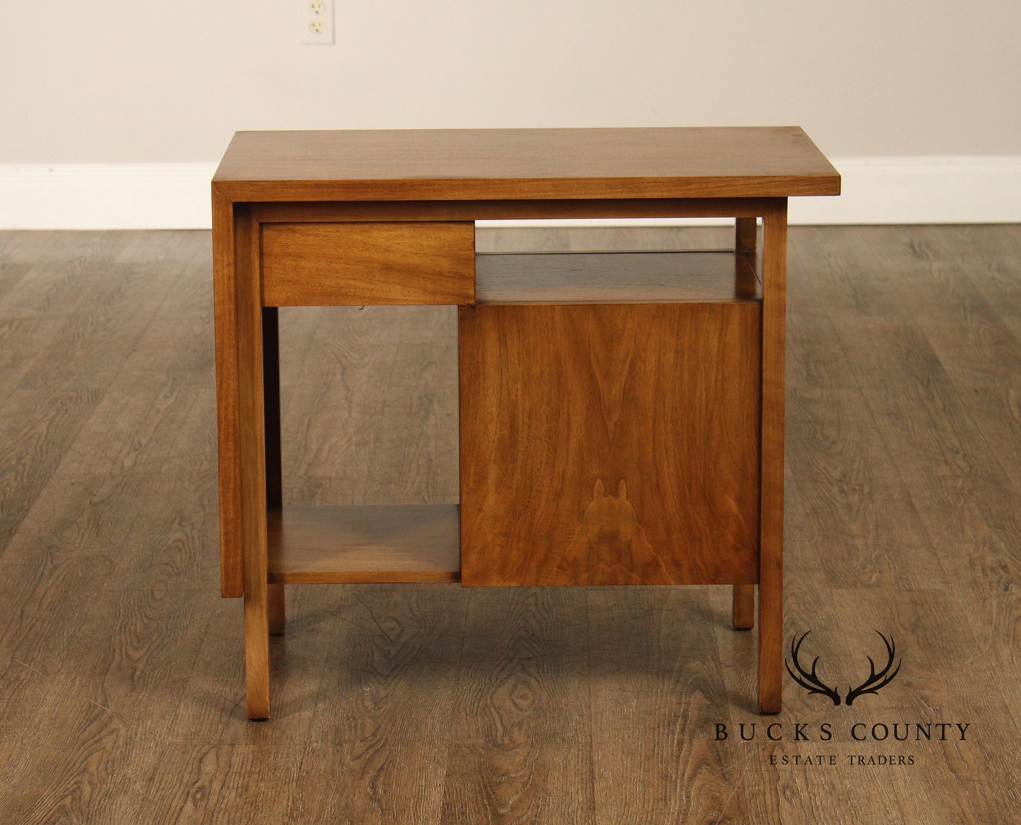 John Widdicomb Mid-Century Modern Walnut Nightstand