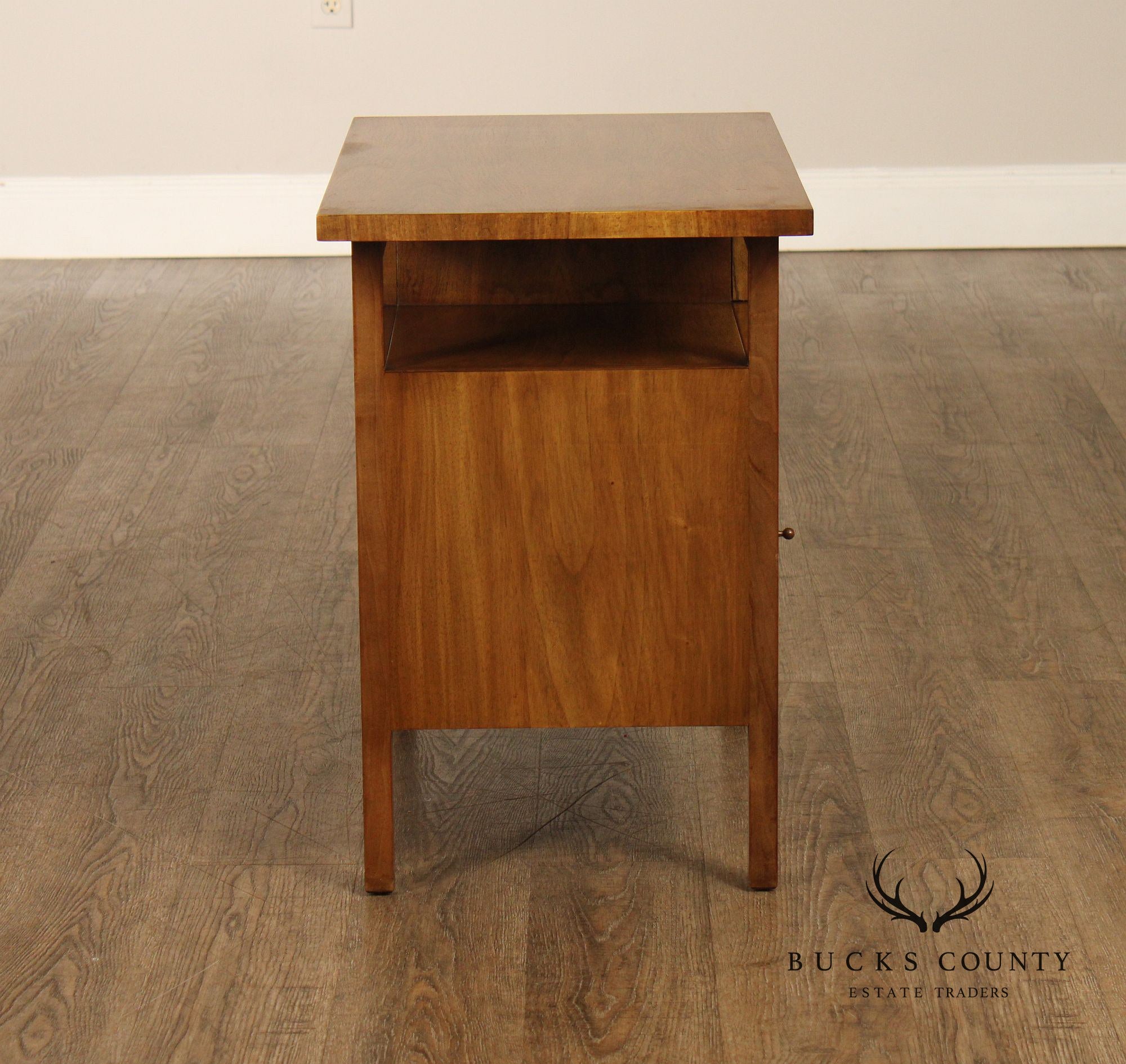 John Widdicomb Mid-Century Modern Walnut Nightstand