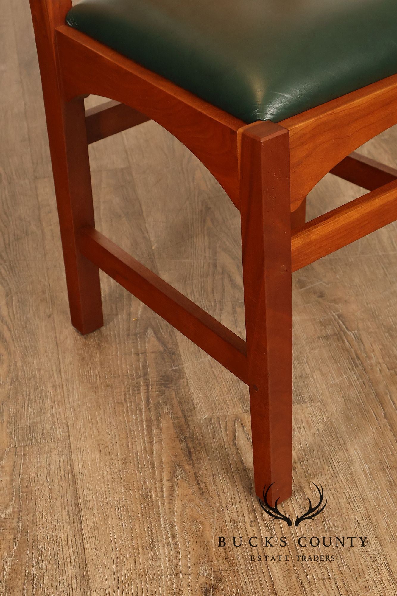 Stickley Cherry Harvey Ellis Mission Collection Pair Of Dining Chairs