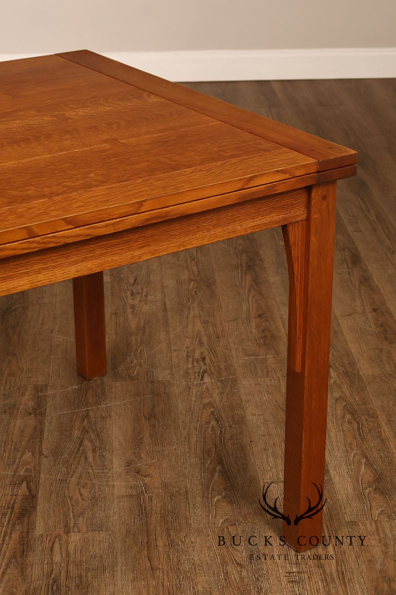 Stickley Mission Collection Oak Flip Top Dining Table