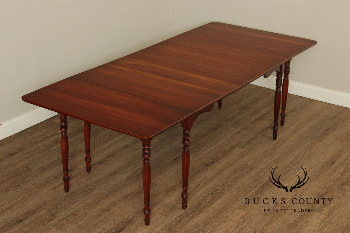 Empire Furniture Cherry Drop-Leaf Expandable Dining Table