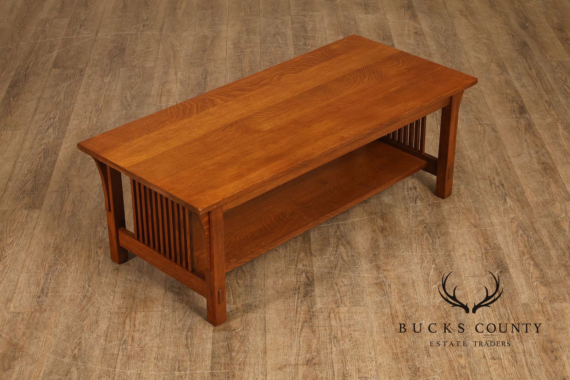 Stickley Mission Collection Oak Cocktail Table