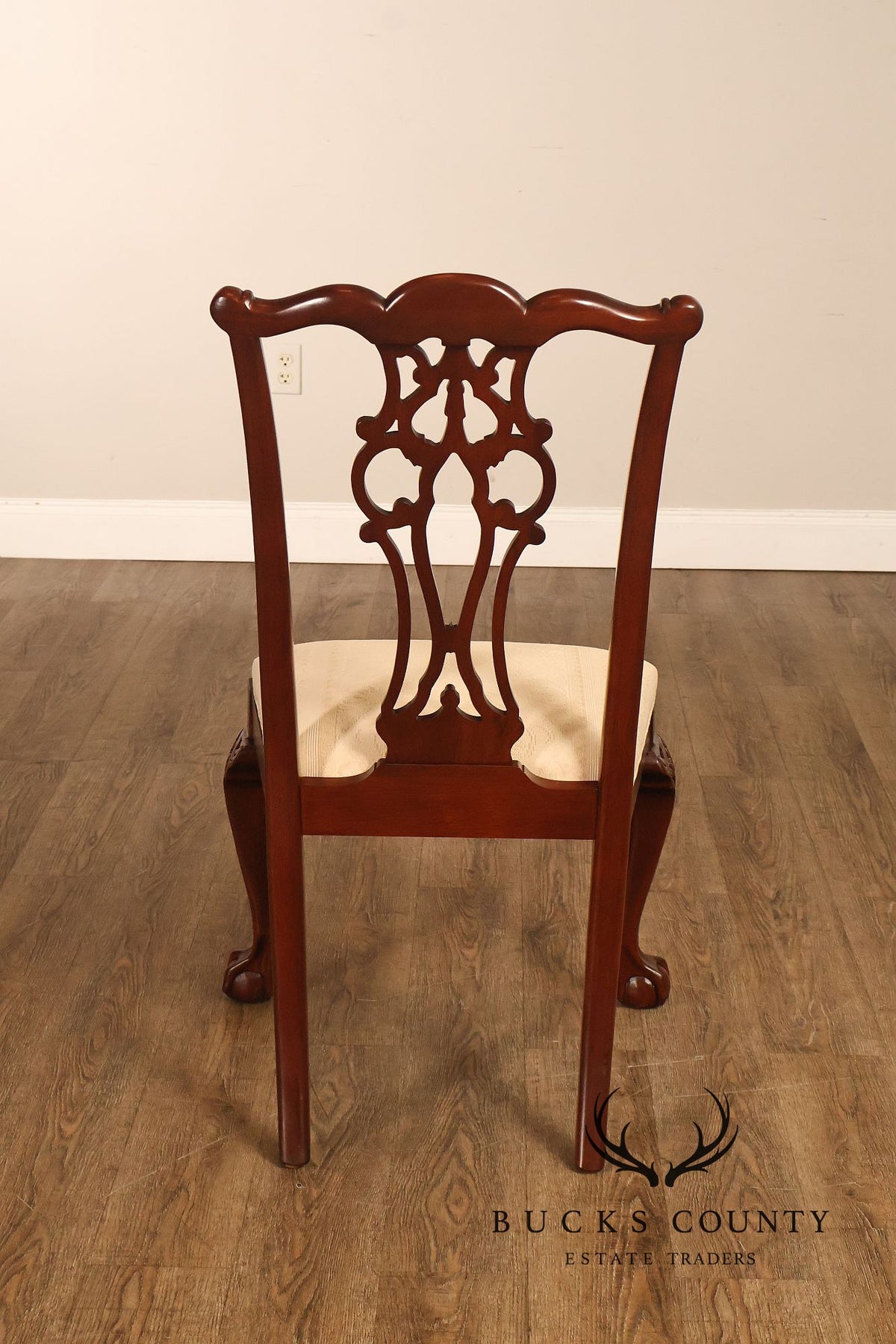 Ethan Allen '18th Century Mahogany' Set of Eight Dining Chairs