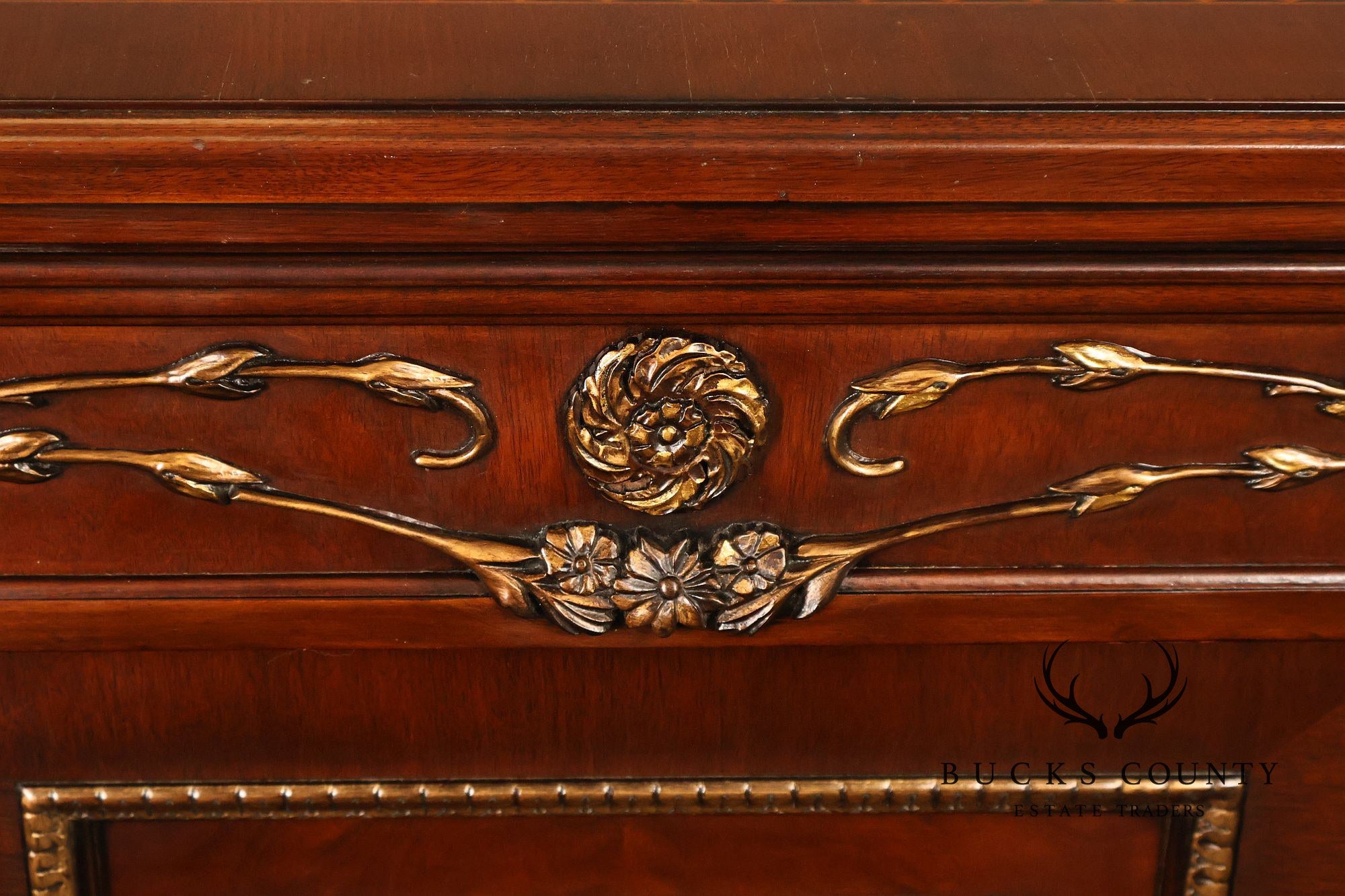 EJ Victor Mahogany Neoclassical Louis XVI Style Sideboard