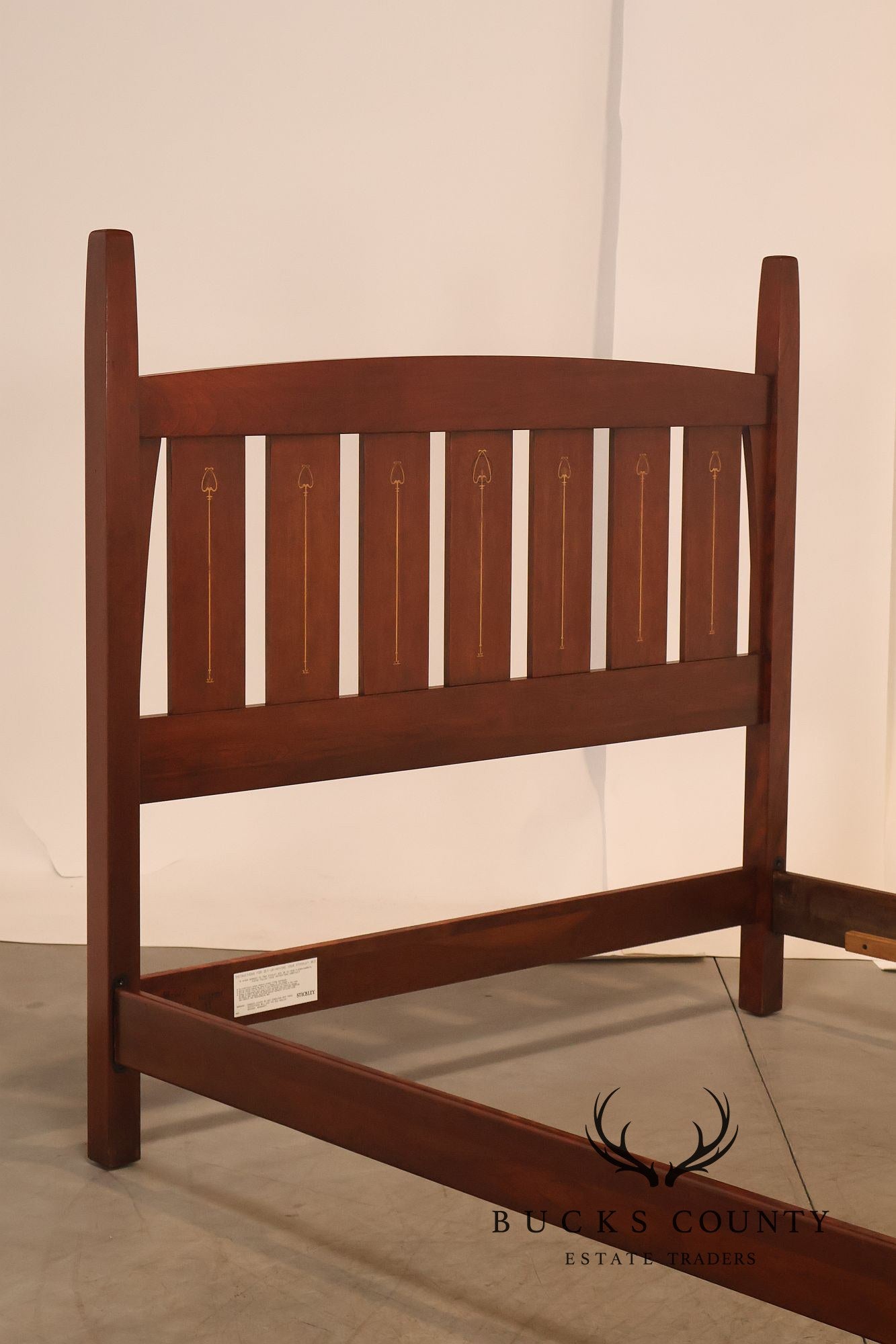 Stickley Harvey Ellis Inlaid Cherry Queen Bed