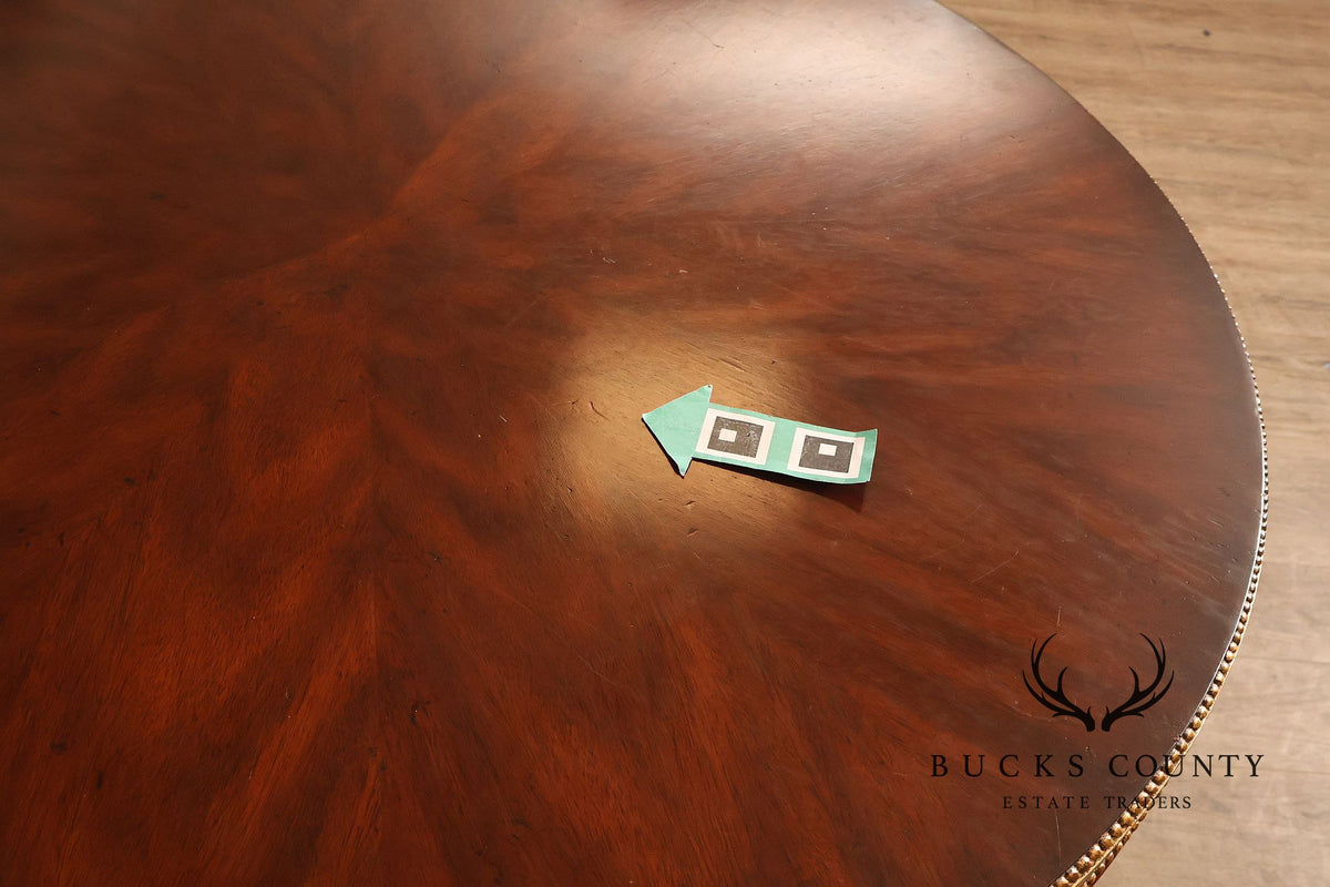 Italian Regency Style Mahogany Center Table