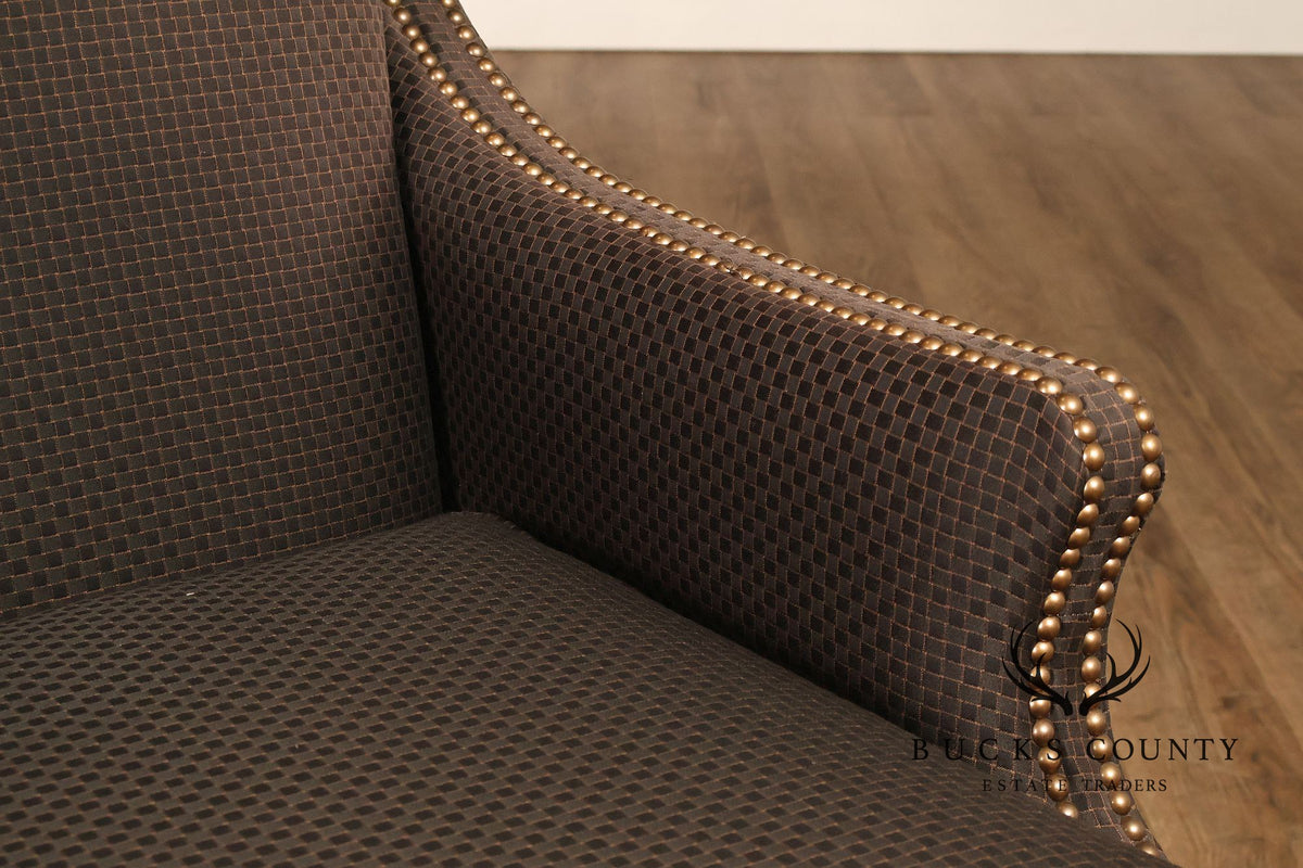 Fairfield Contemporary Armchair and Ottoman