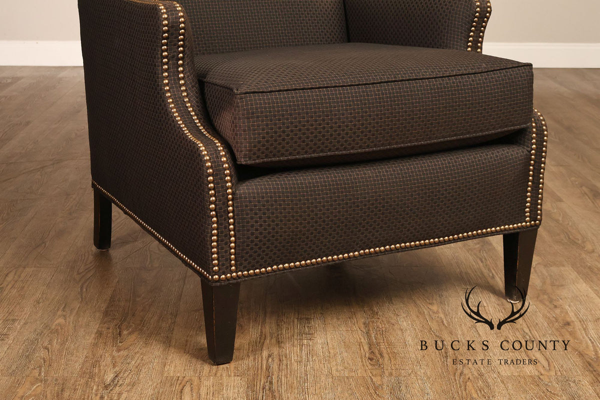 Fairfield Contemporary Armchair and Ottoman