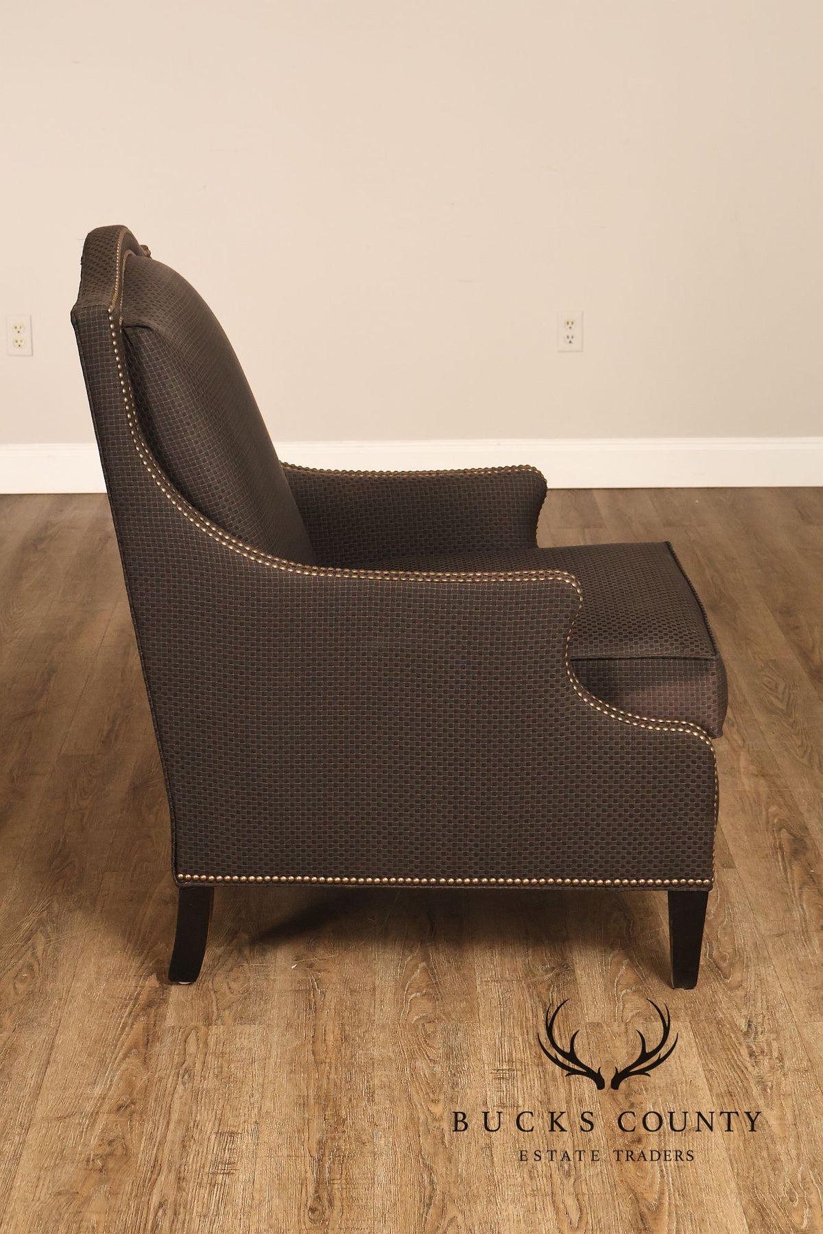 Fairfield Contemporary Armchair and Ottoman