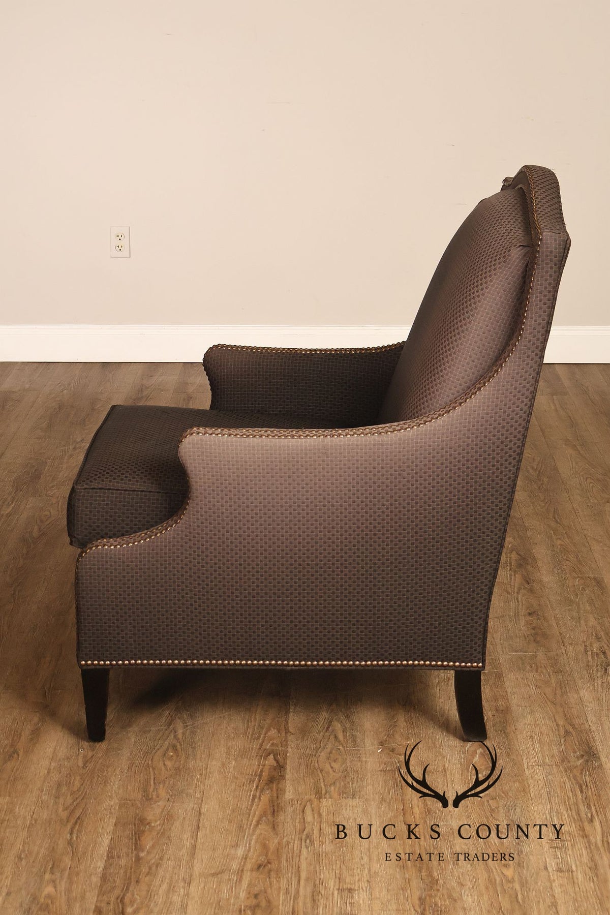 Fairfield Contemporary Armchair and Ottoman