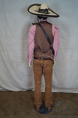 Poncho Life Size Large Display Dressed Mannequin w/ Replica Pistol