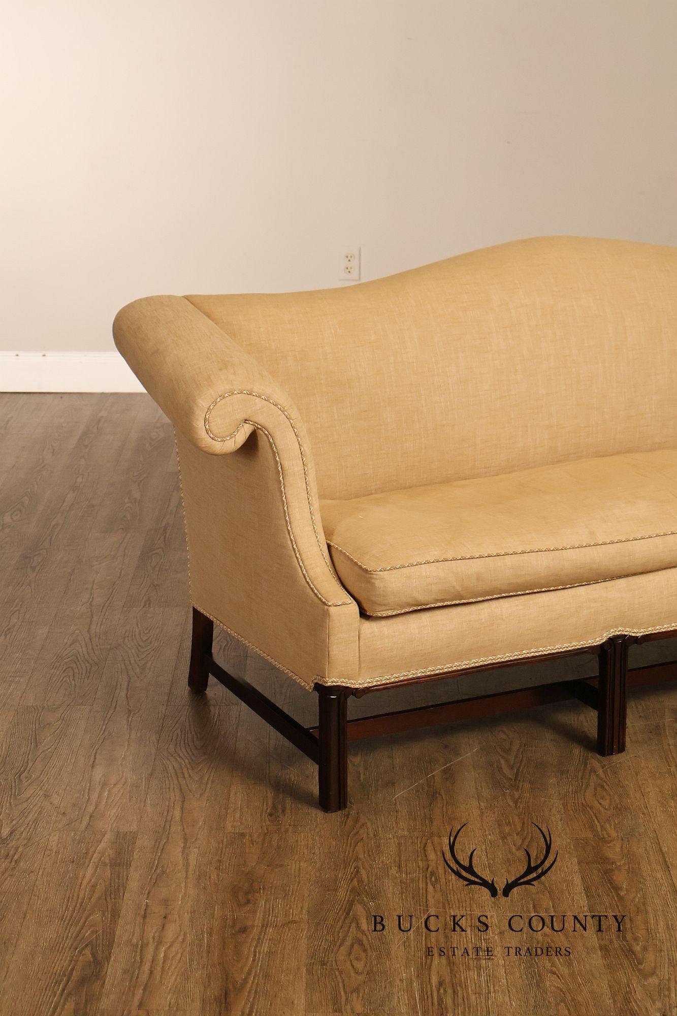 Hickory Chair Chippendale Style Camelback Sofa