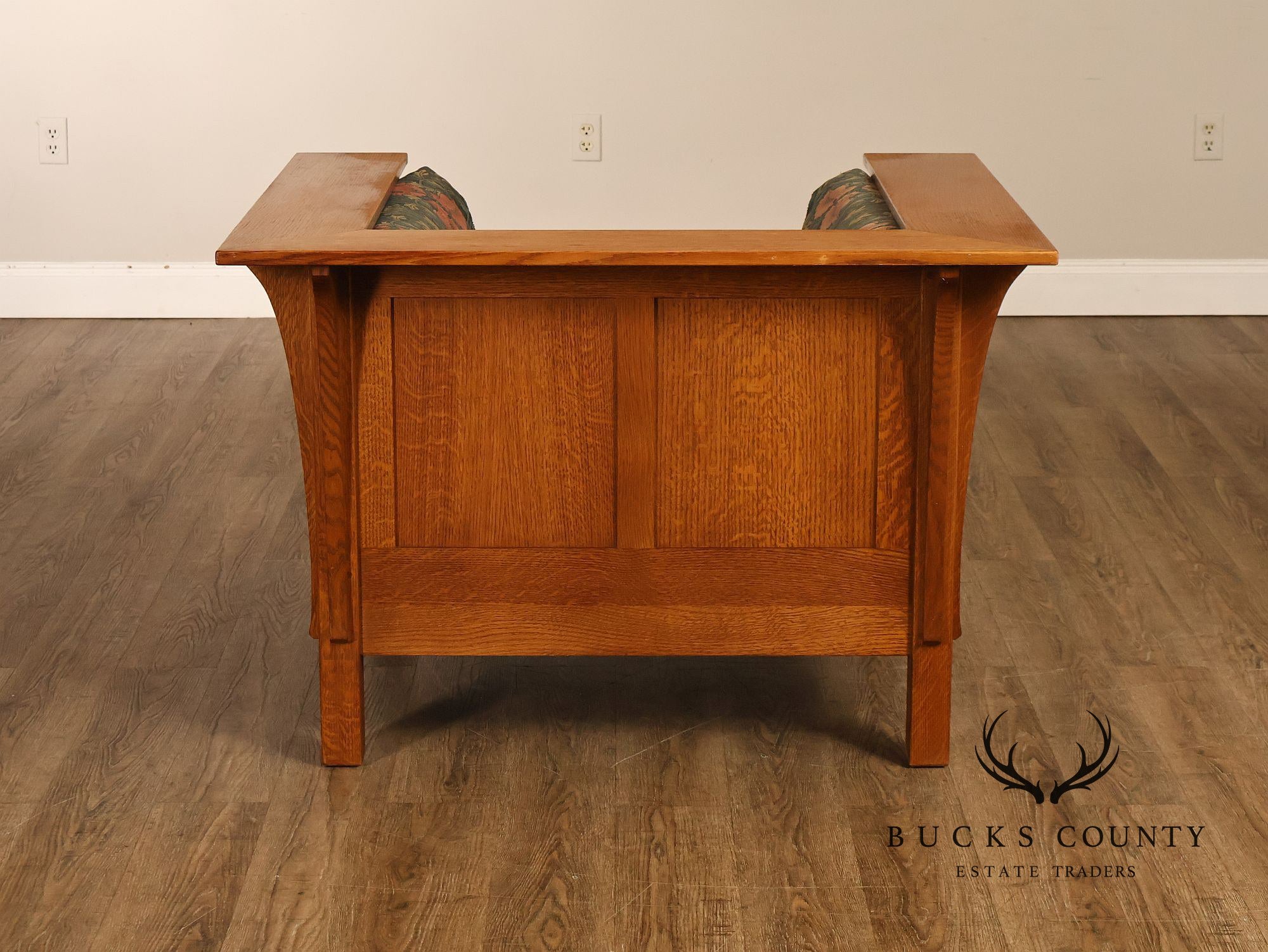 Stickley Mission Collection Pair of Oak Prairie Chairs