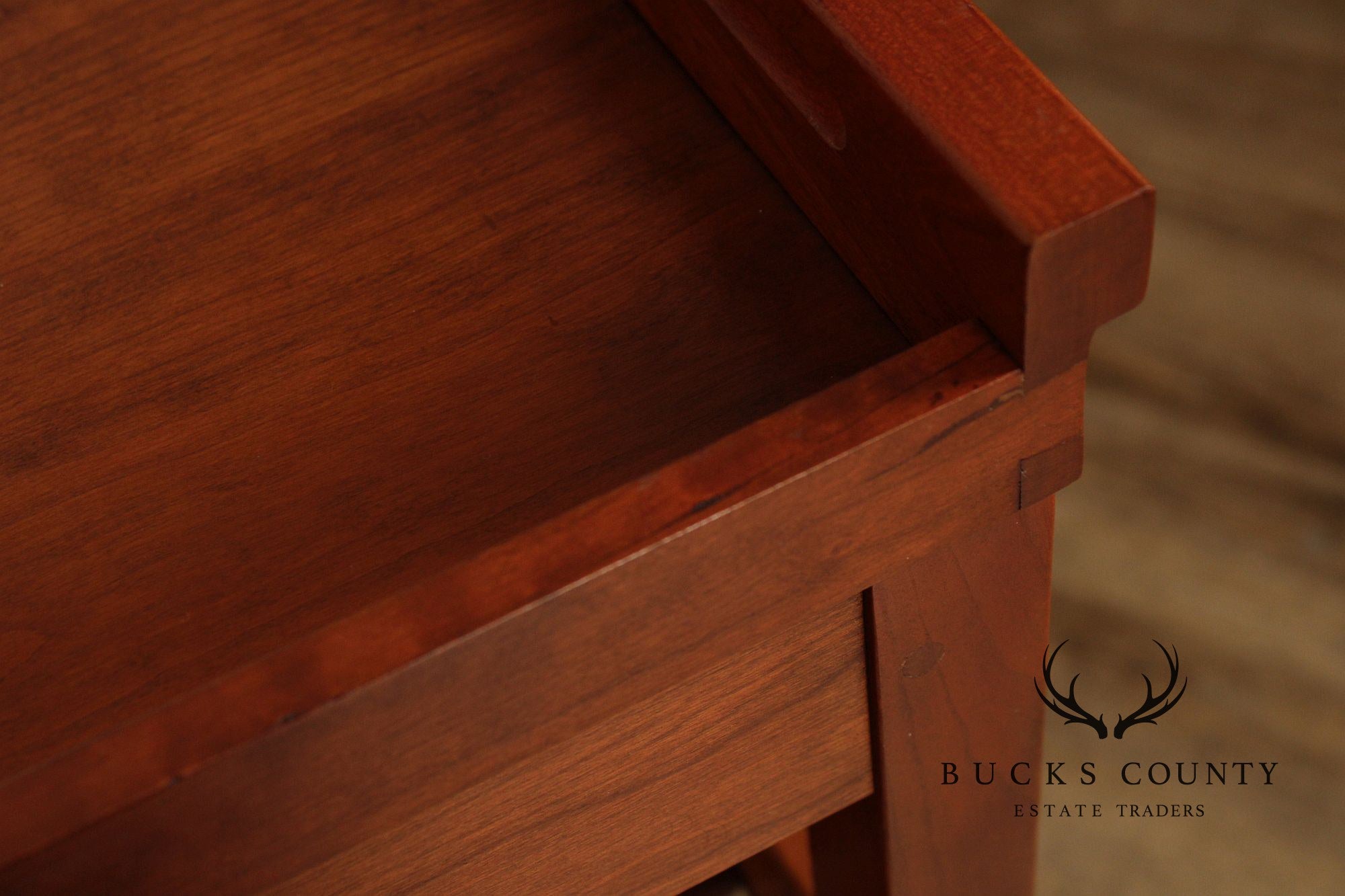 Stickley Mission Collection Cherry Wine Rack With Removable Serving Tray