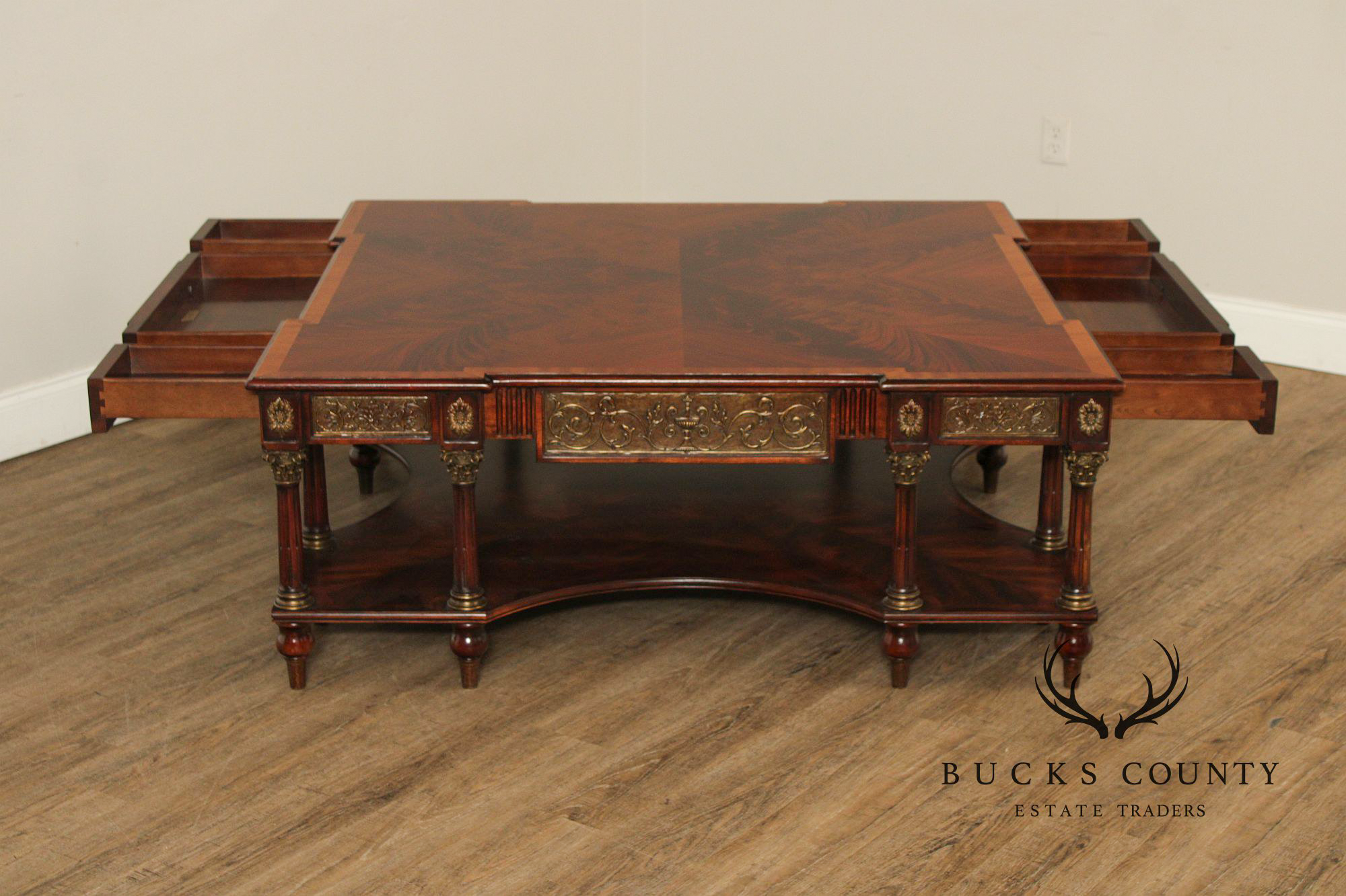 Theodore Alexander 'Classical Gathering' Mahogany Coffee Table