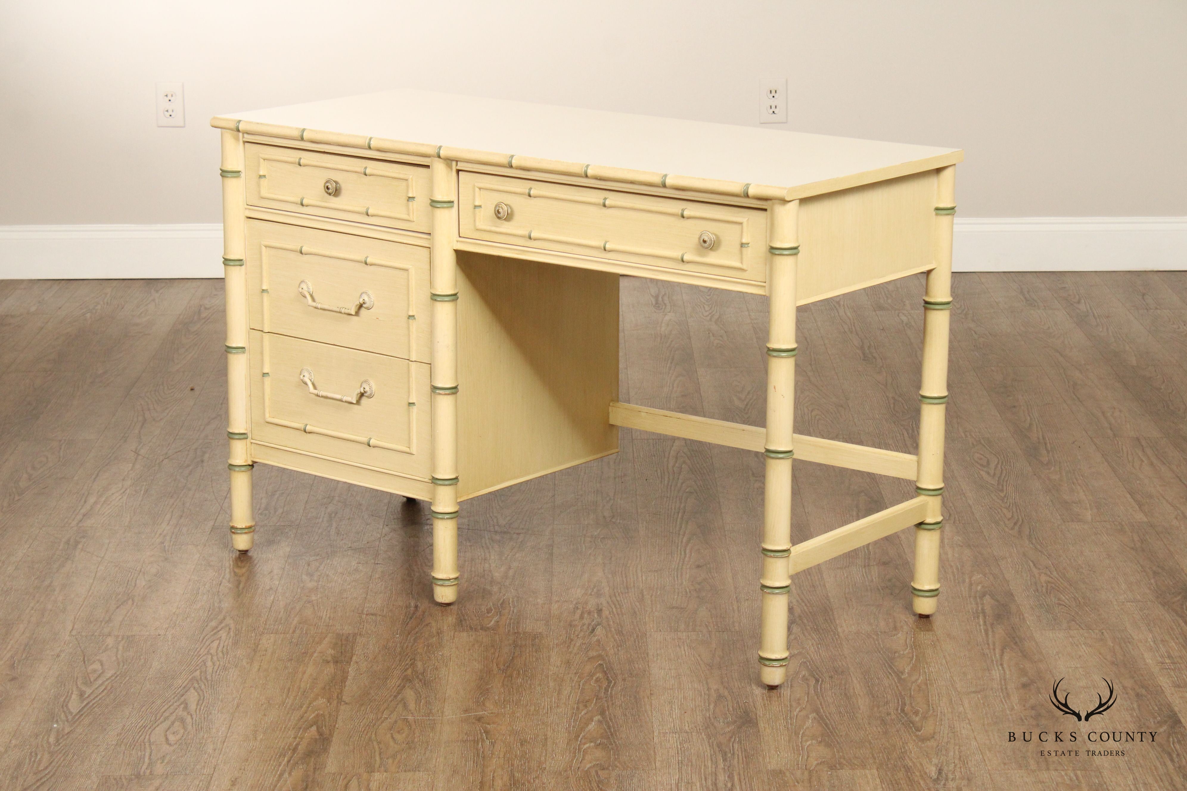 Thomasville 'Allegro' Faux Bamboo Writing Desk